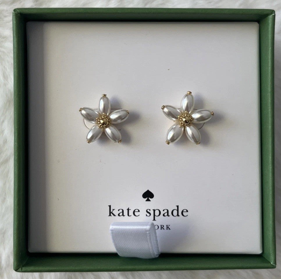 Kate Spade Earrings Floral Studs
