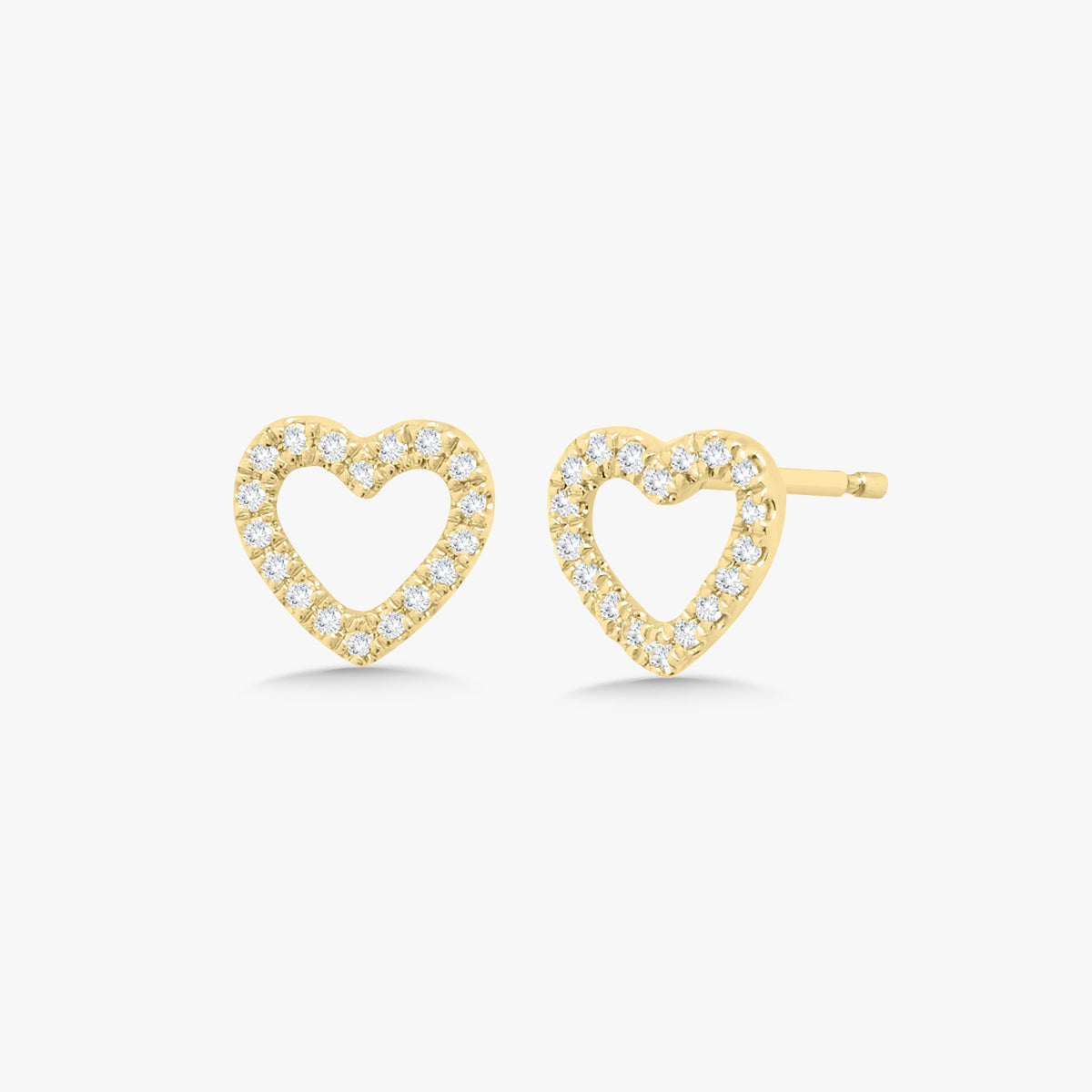 MK Bracelet & Earrings gold heart set