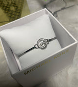 MK Bracelet Silver Logo