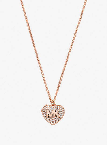MK Necklace Locket Heart
