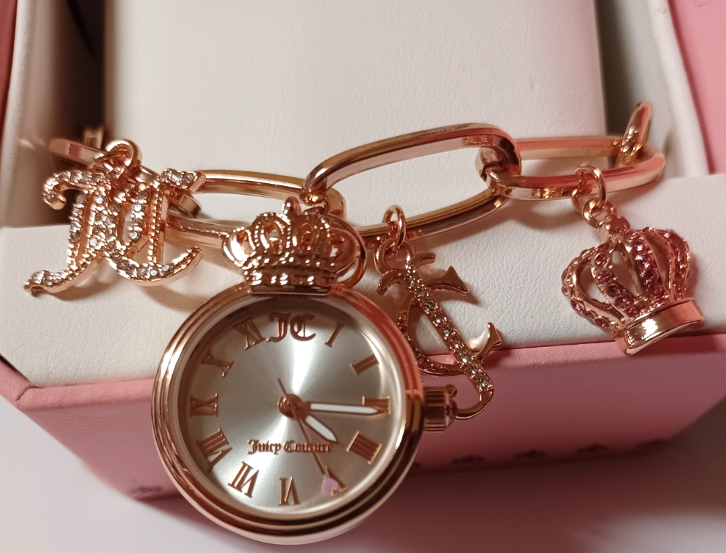 Juicy Watch Rose Gold Charms