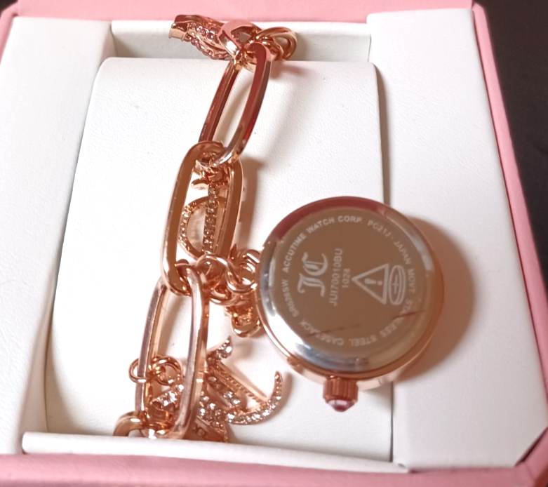 Juicy Watch Rose Gold Charms