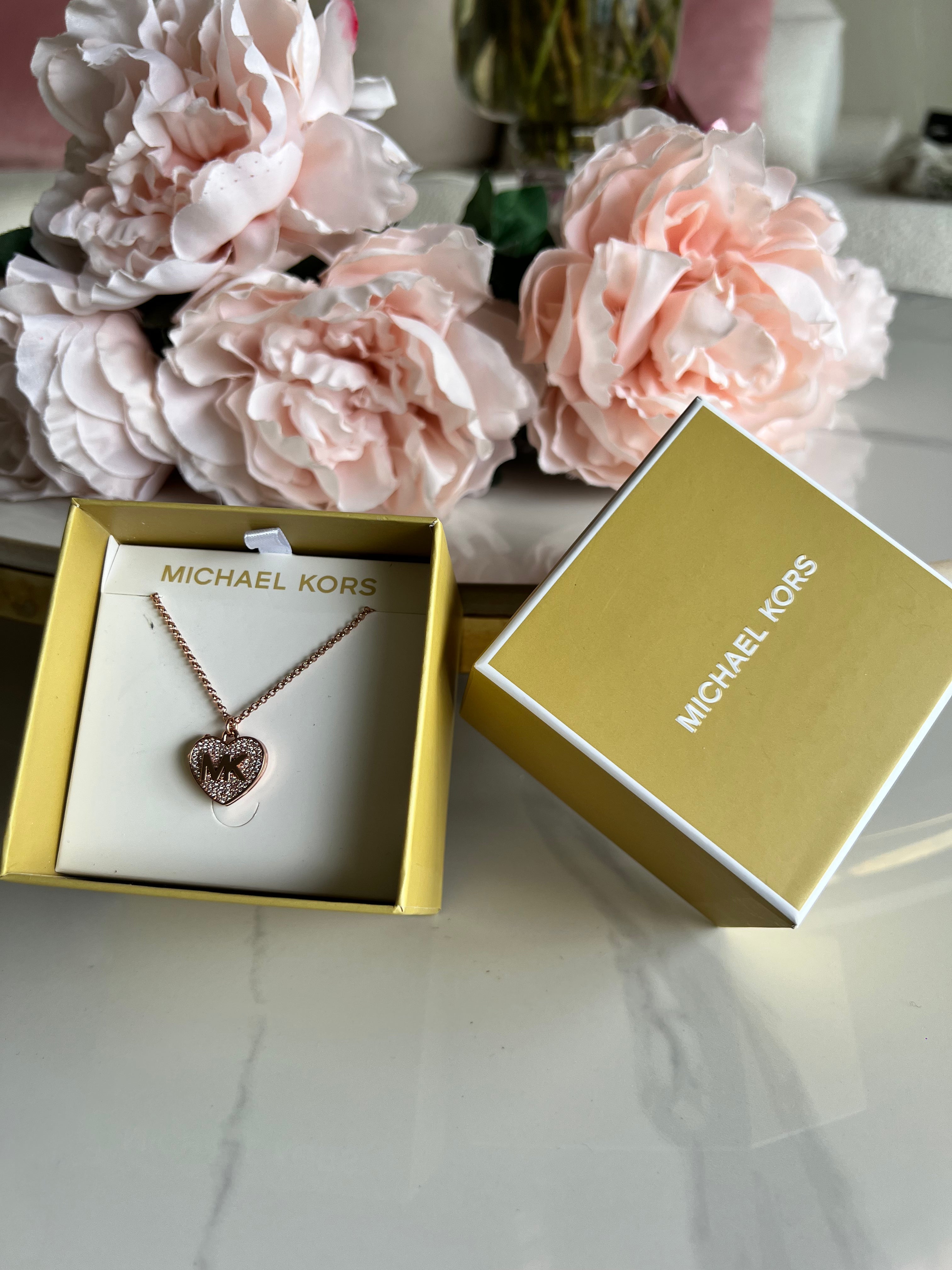 MK Necklace Locket Heart