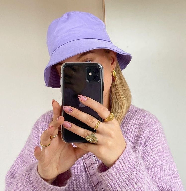 Bucket hats solid colour