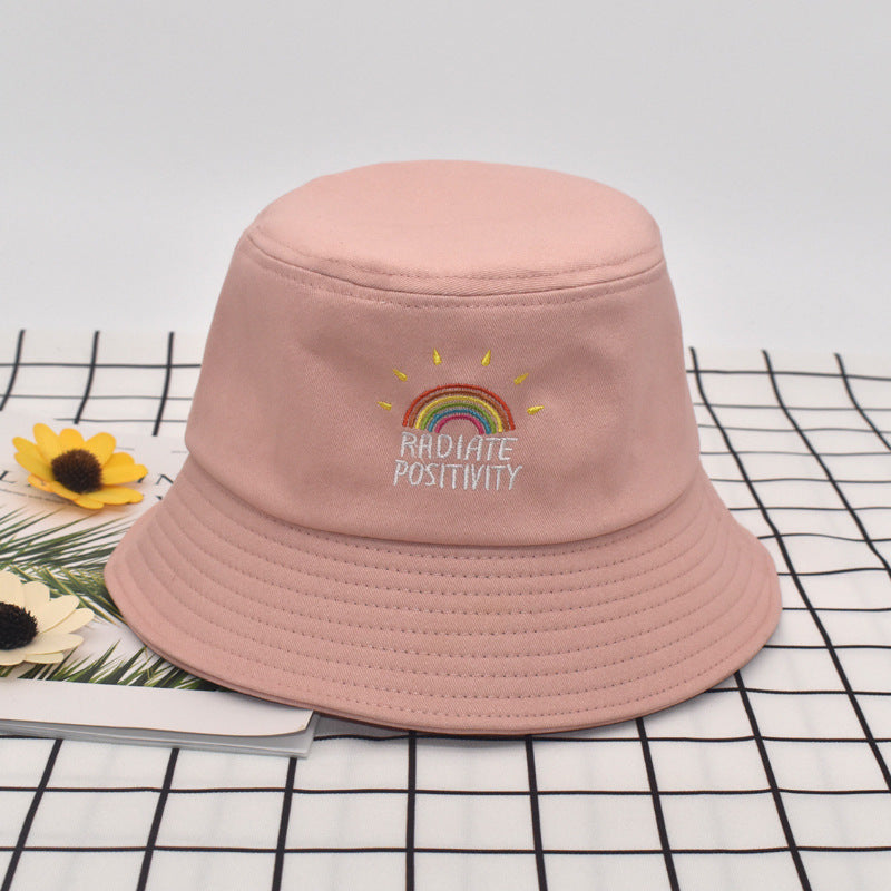 Bucket hats with embroidery