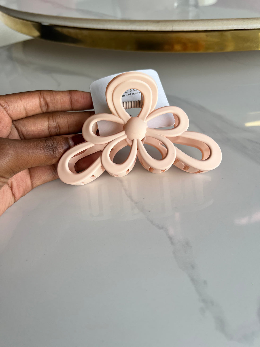Hollowed Flower Hair Clip