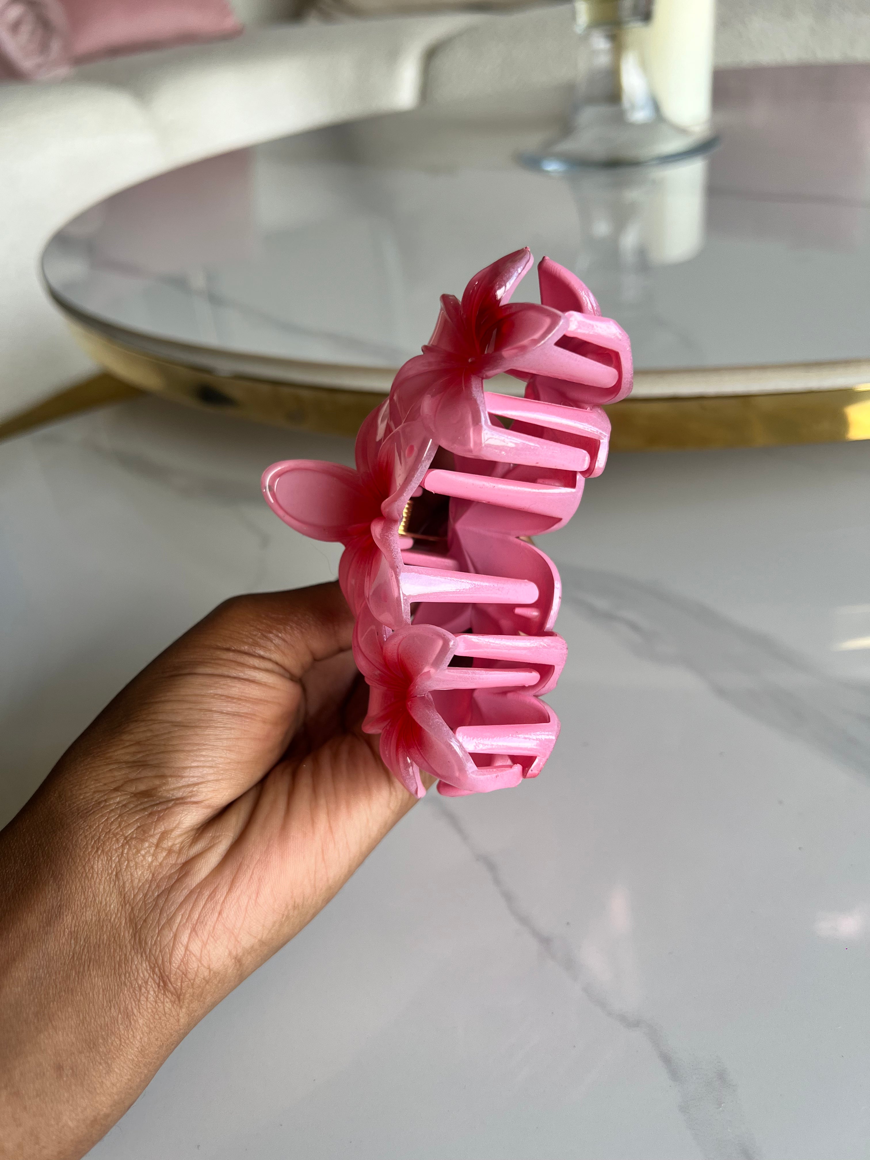 Hawaiian Flower Clips