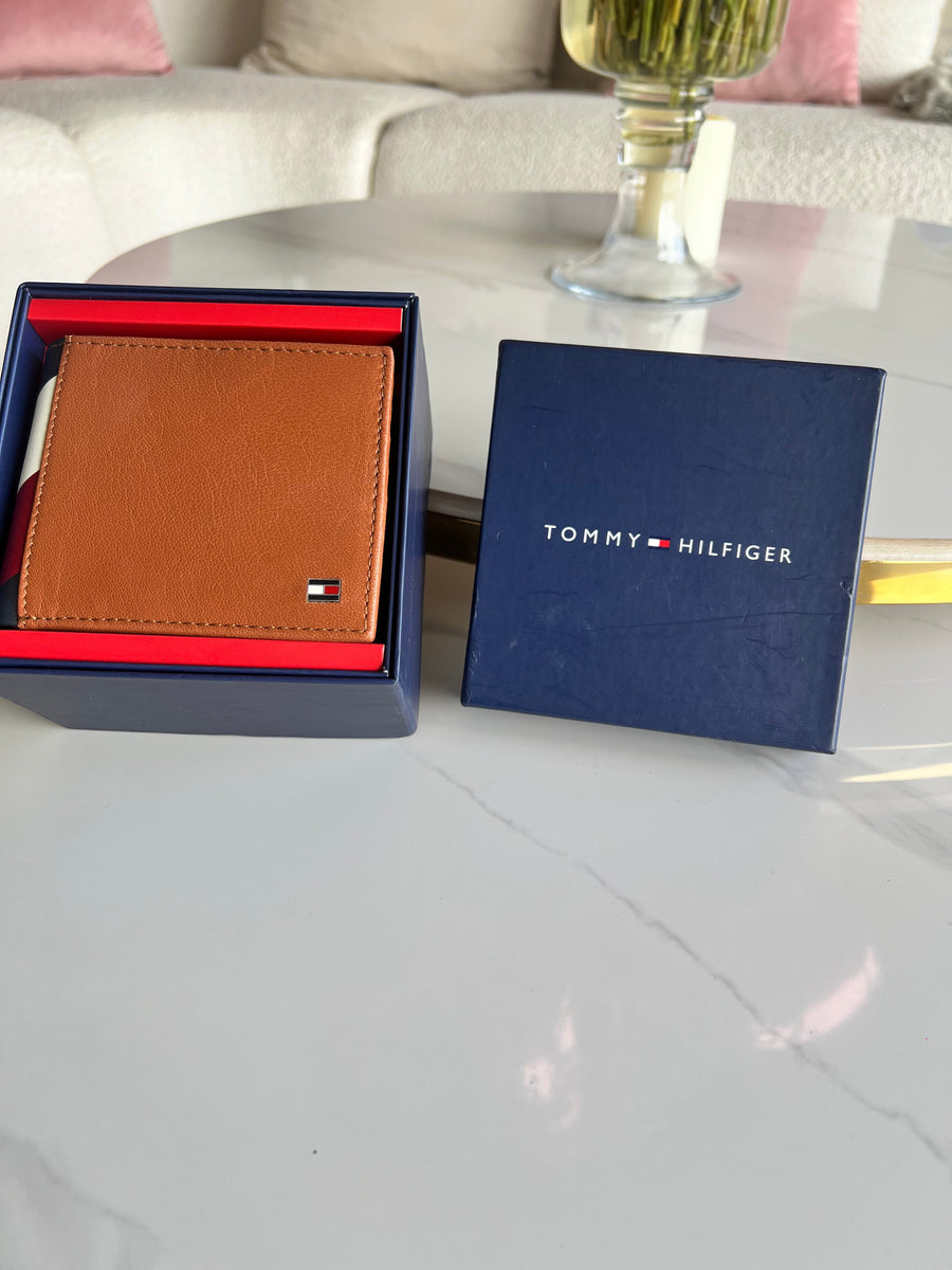 Tommy Hilfiger Wallet and Belt Set