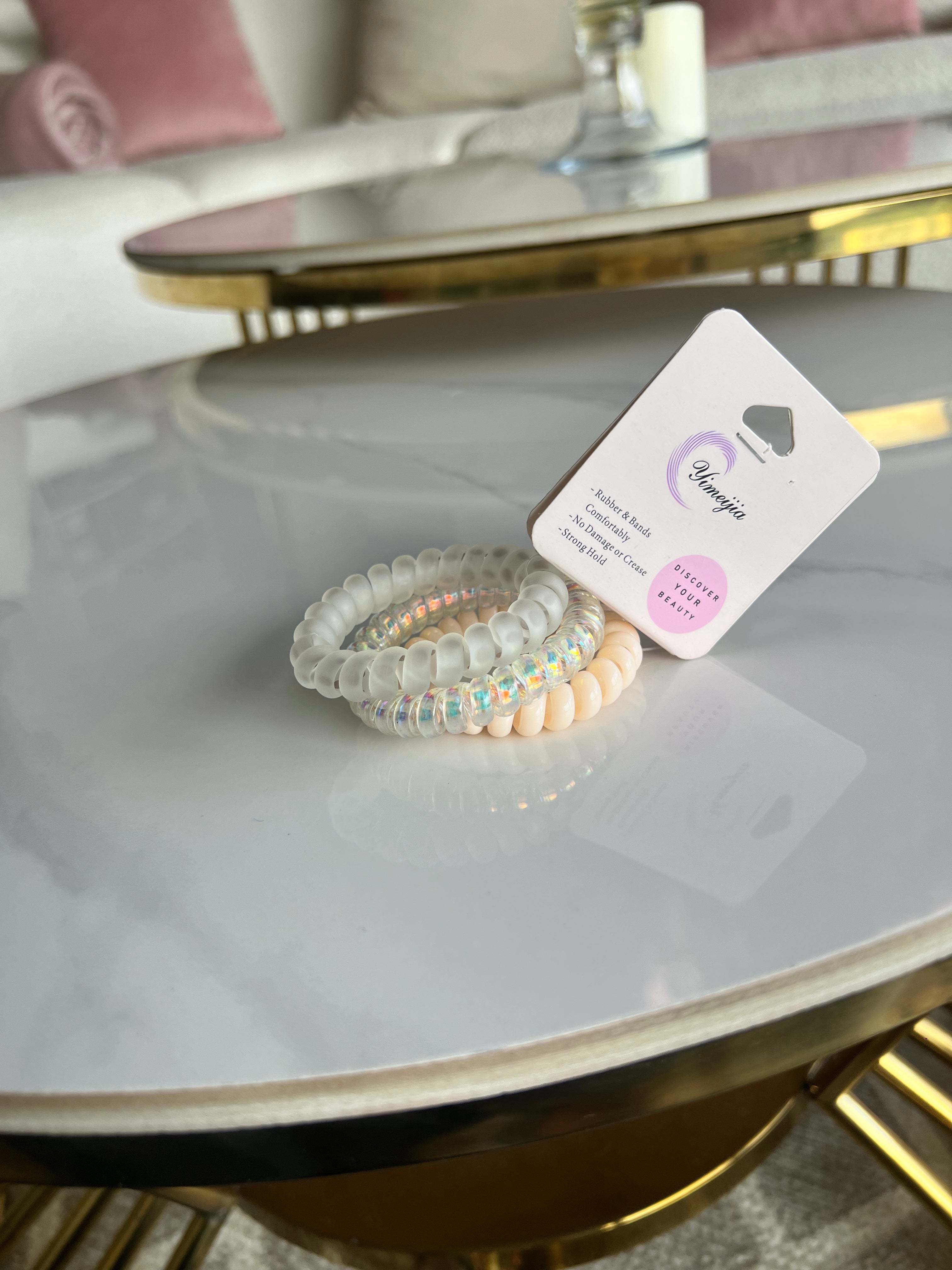 Colourful Spiral Hair Ties