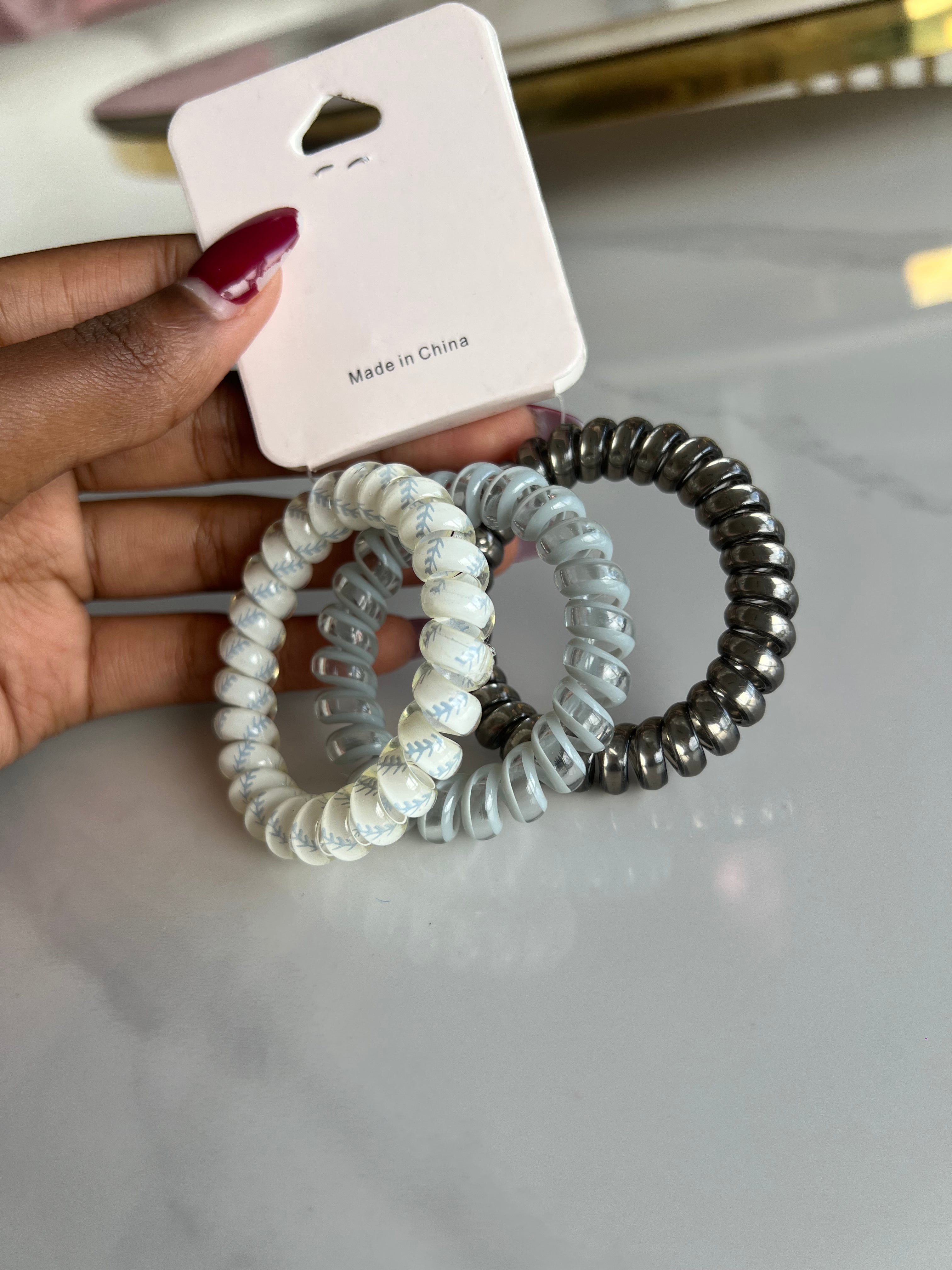 Colourful Spiral Hair Ties