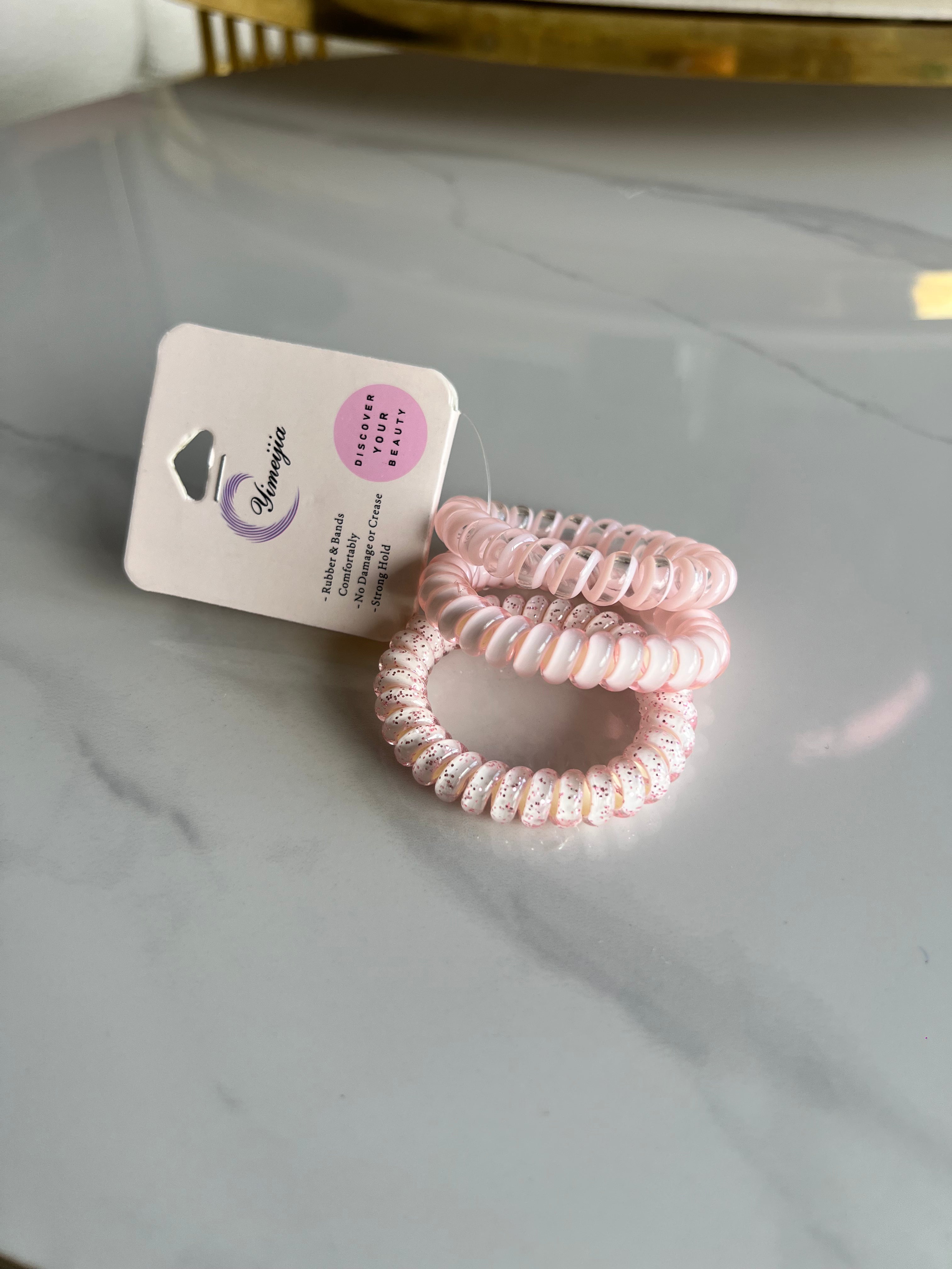 Colourful Spiral Hair Ties