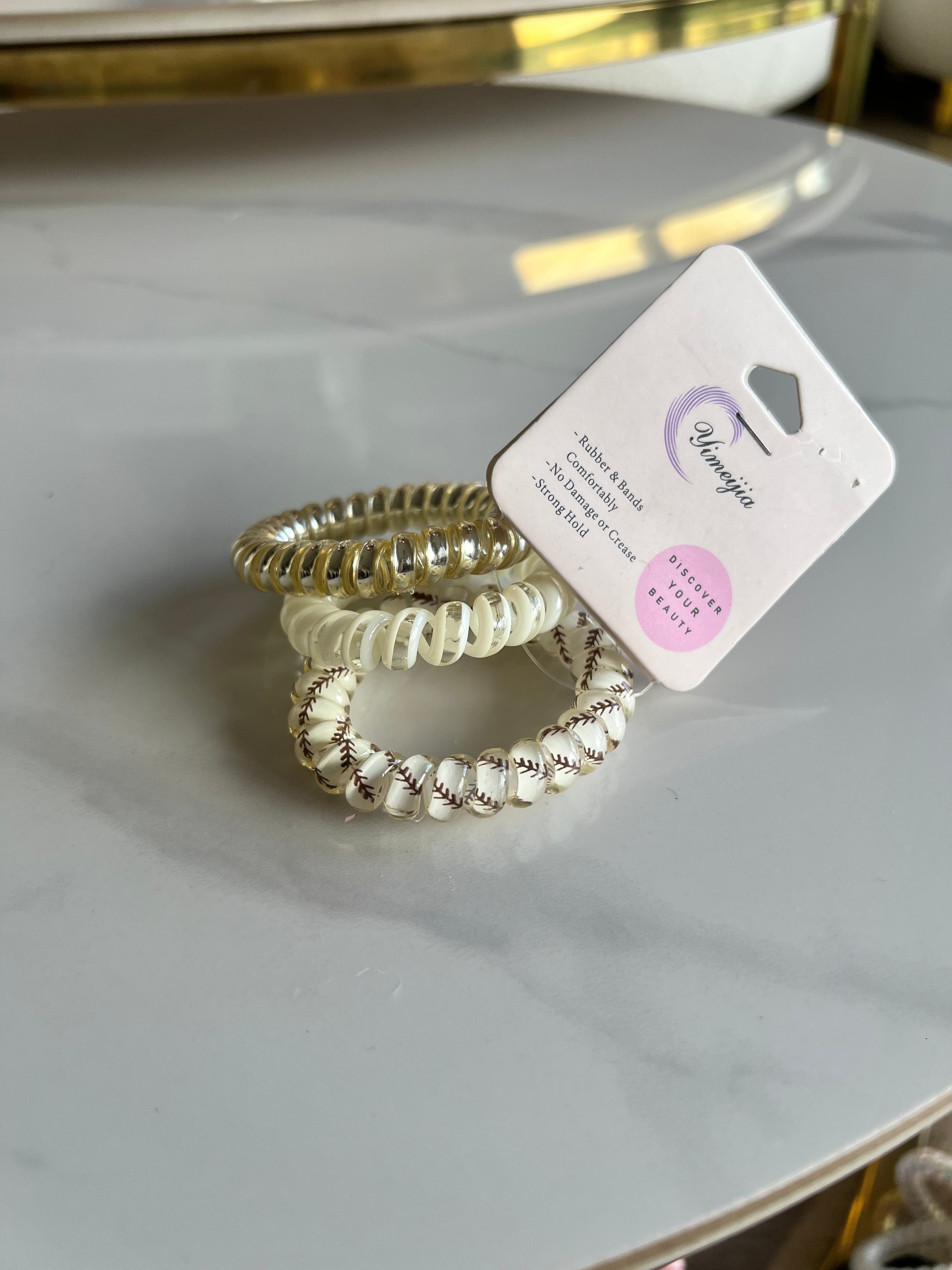 Colourful Spiral Hair Ties