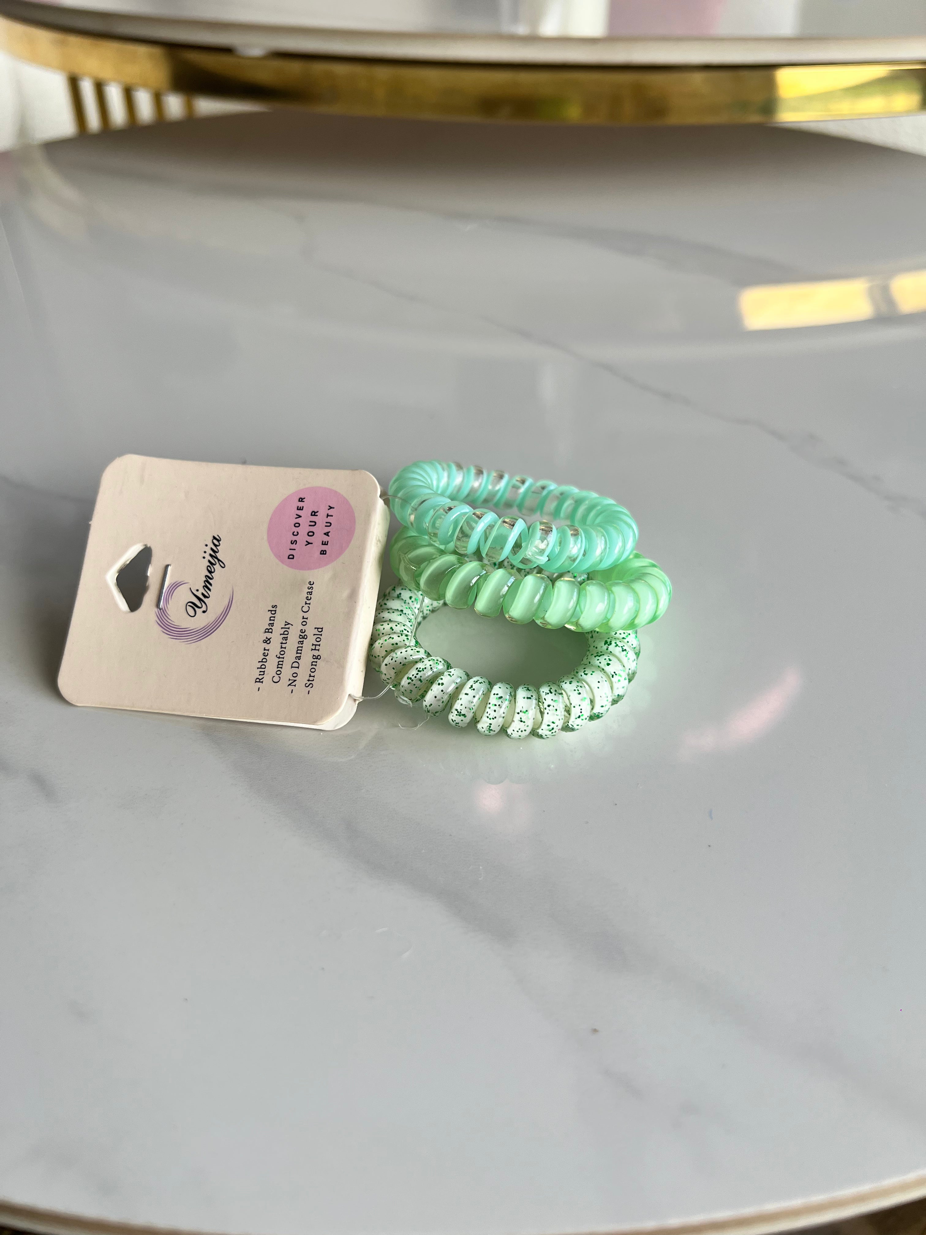 Colourful Spiral Hair Ties