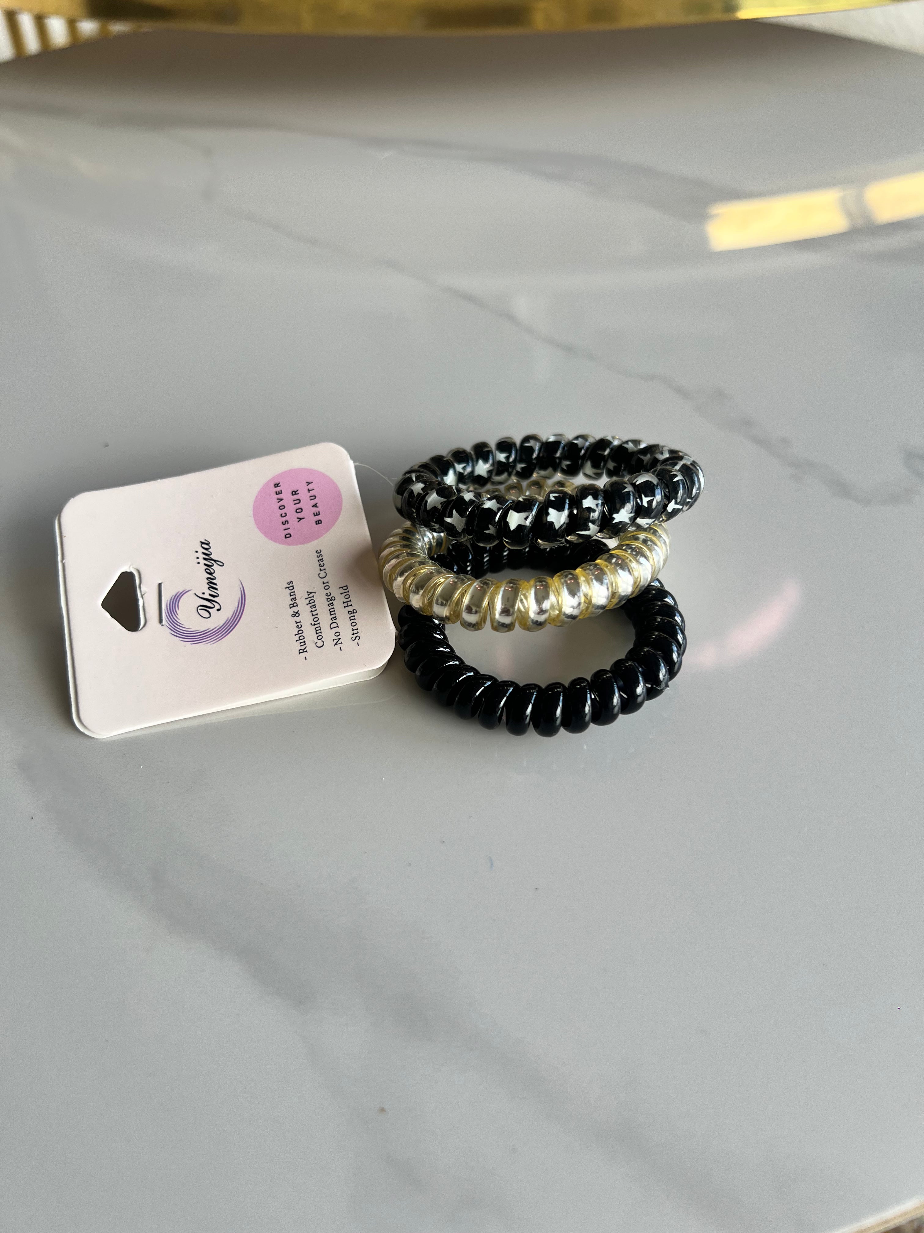 Colourful Spiral Hair Ties