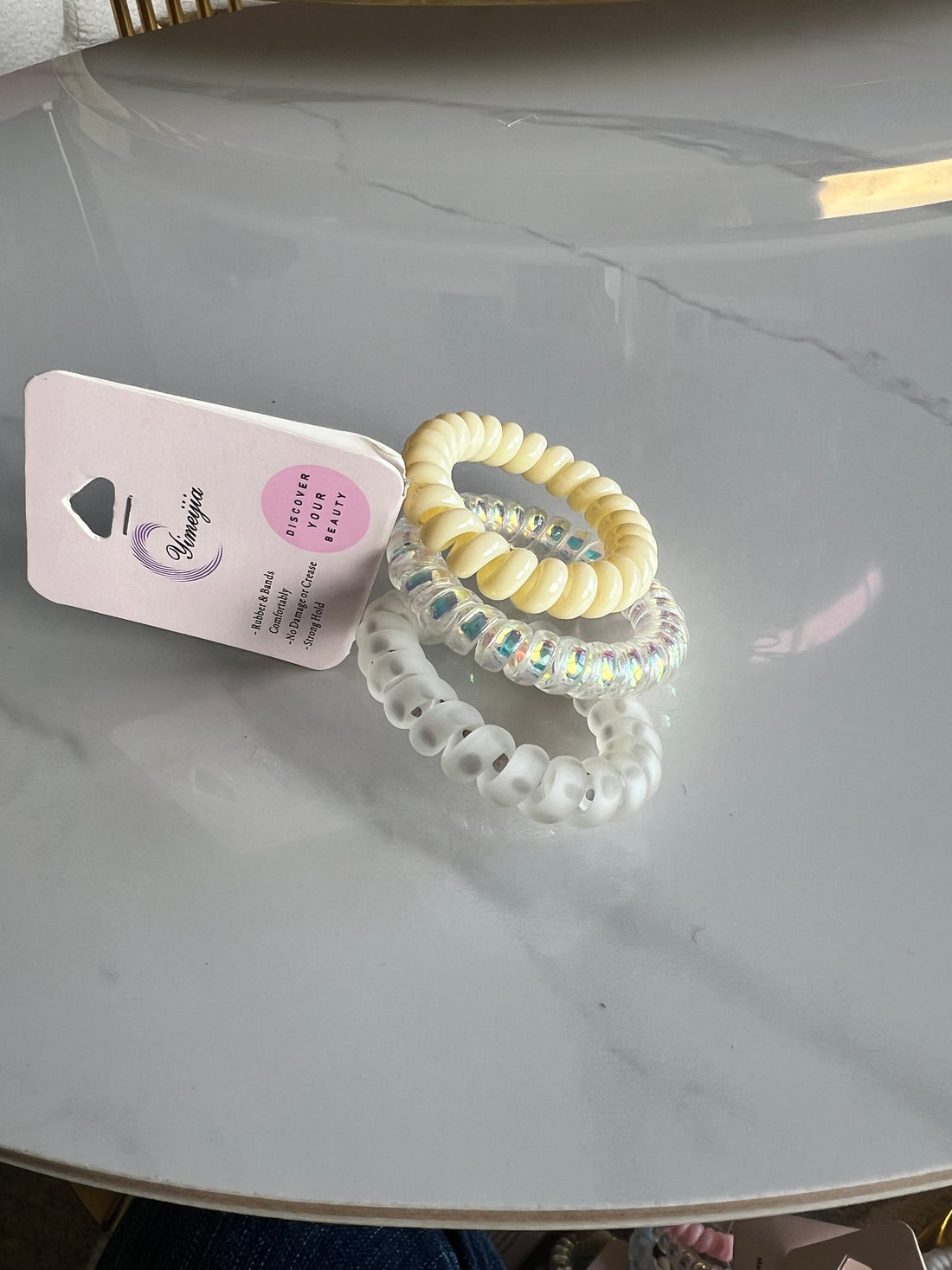 Colourful Spiral Hair Ties