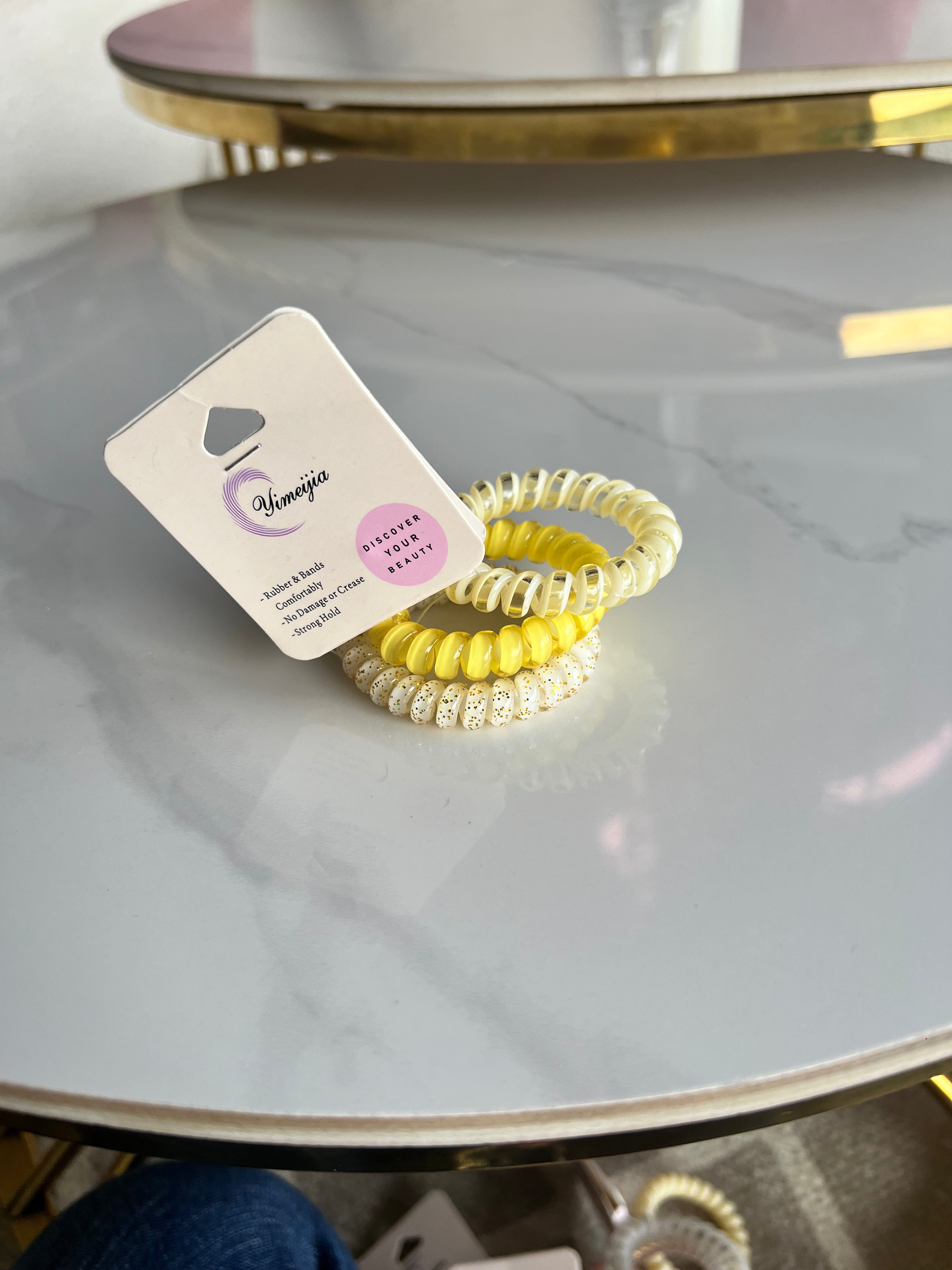 Colourful Spiral Hair Ties