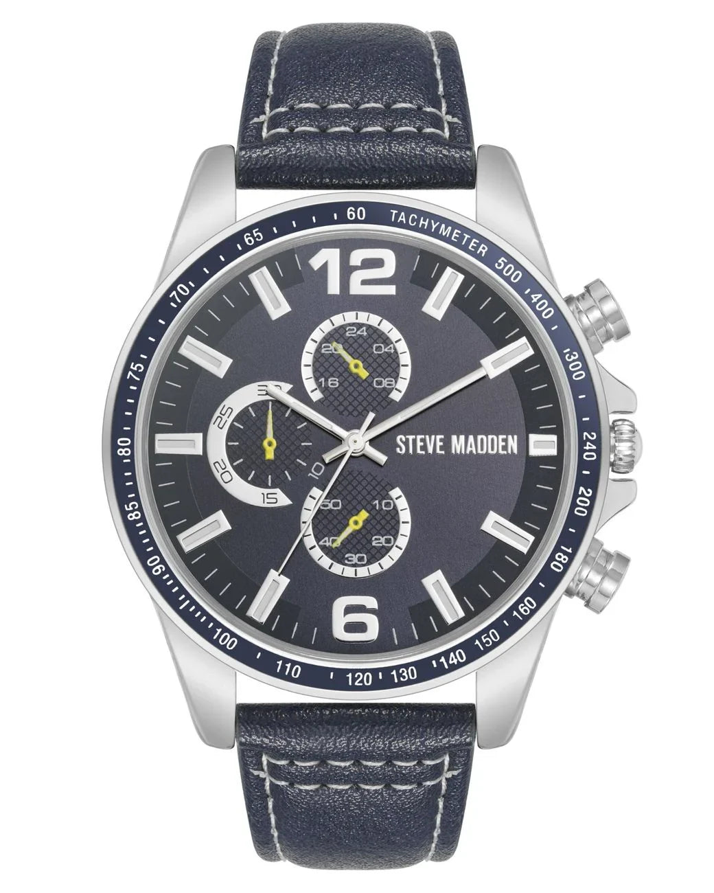 Steve Madden Watch Blue Faux Leather band