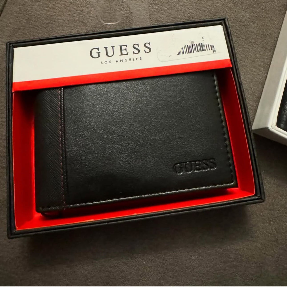 Guess Black NS (Red Border) Wallet Men