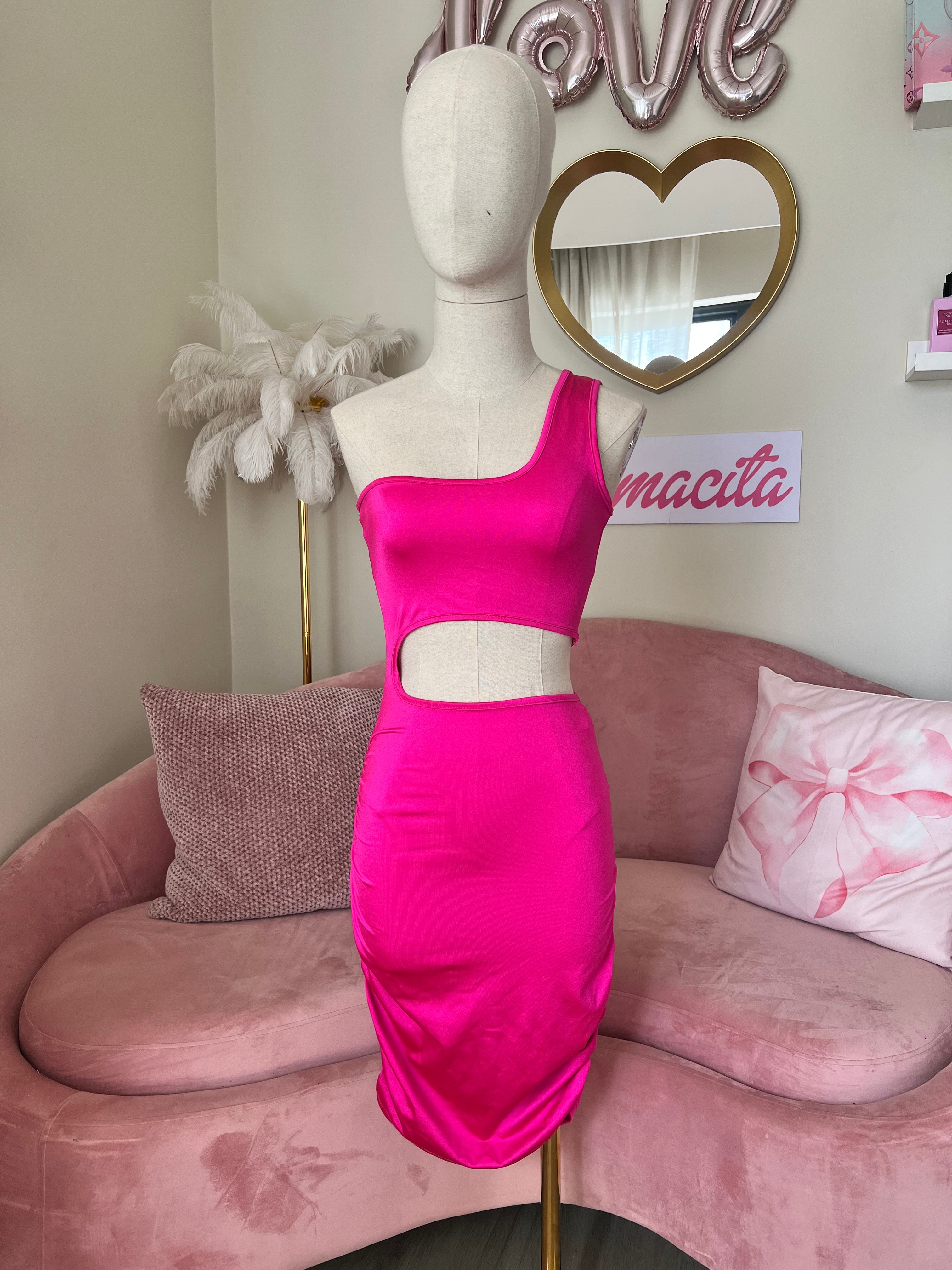 Mokara Dress Short Bodycon Pink