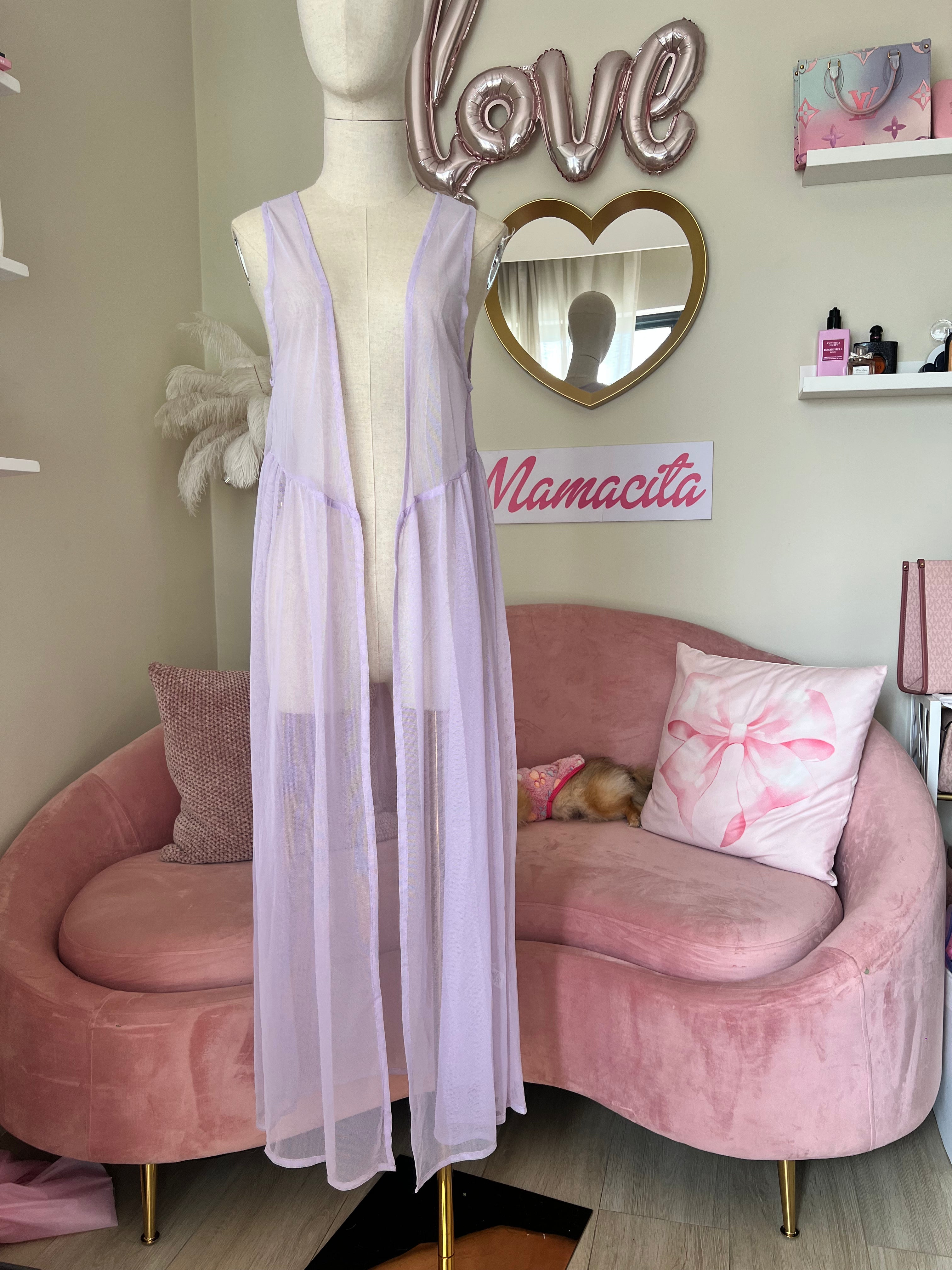 Julys Mesh Purple Free Size