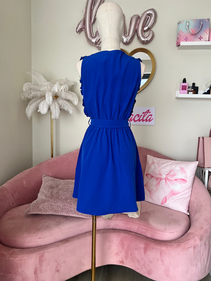 Mokara Dress Royal Blue Free Size