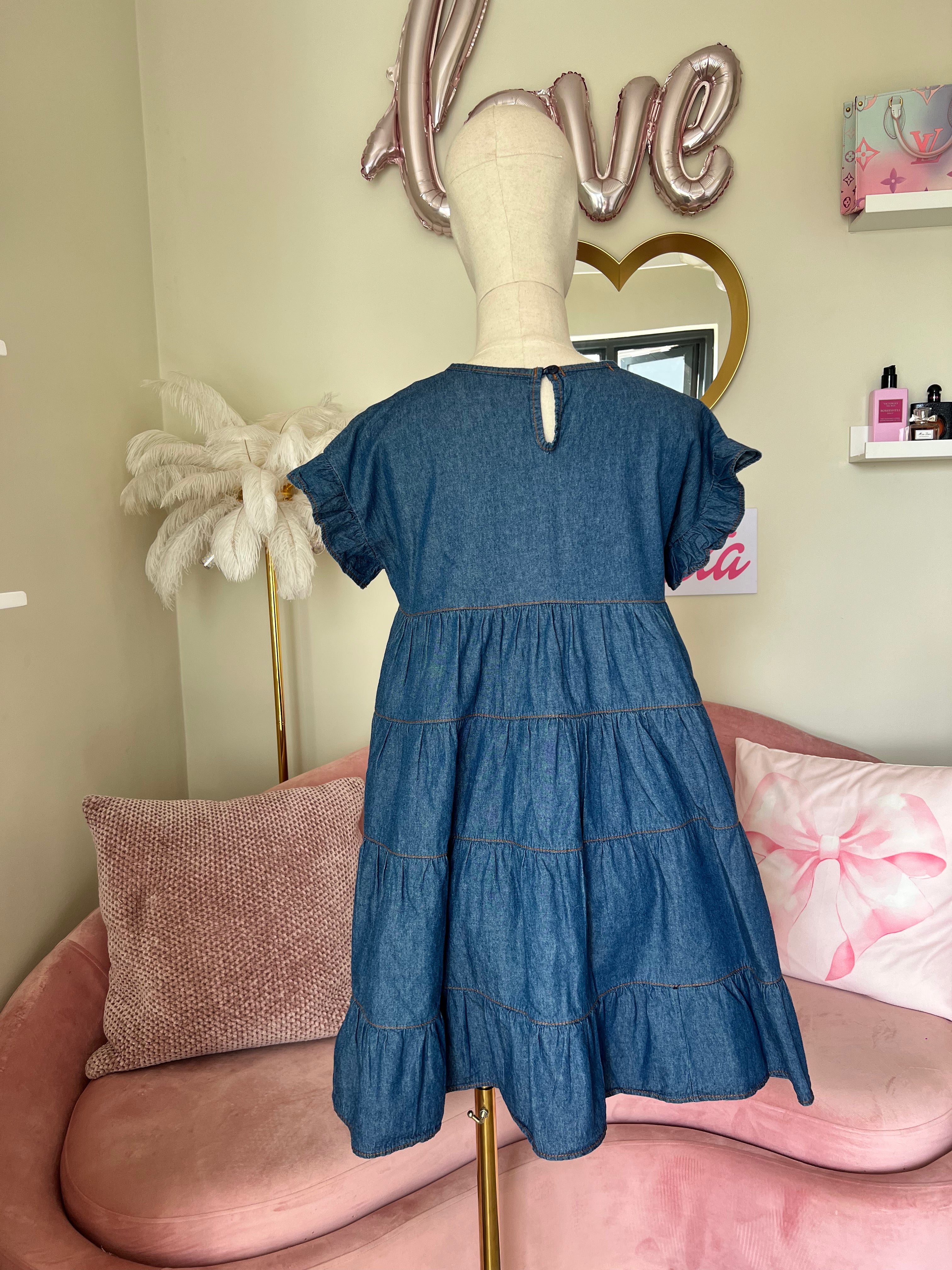 The Owl Boutique Dress Dark Denim