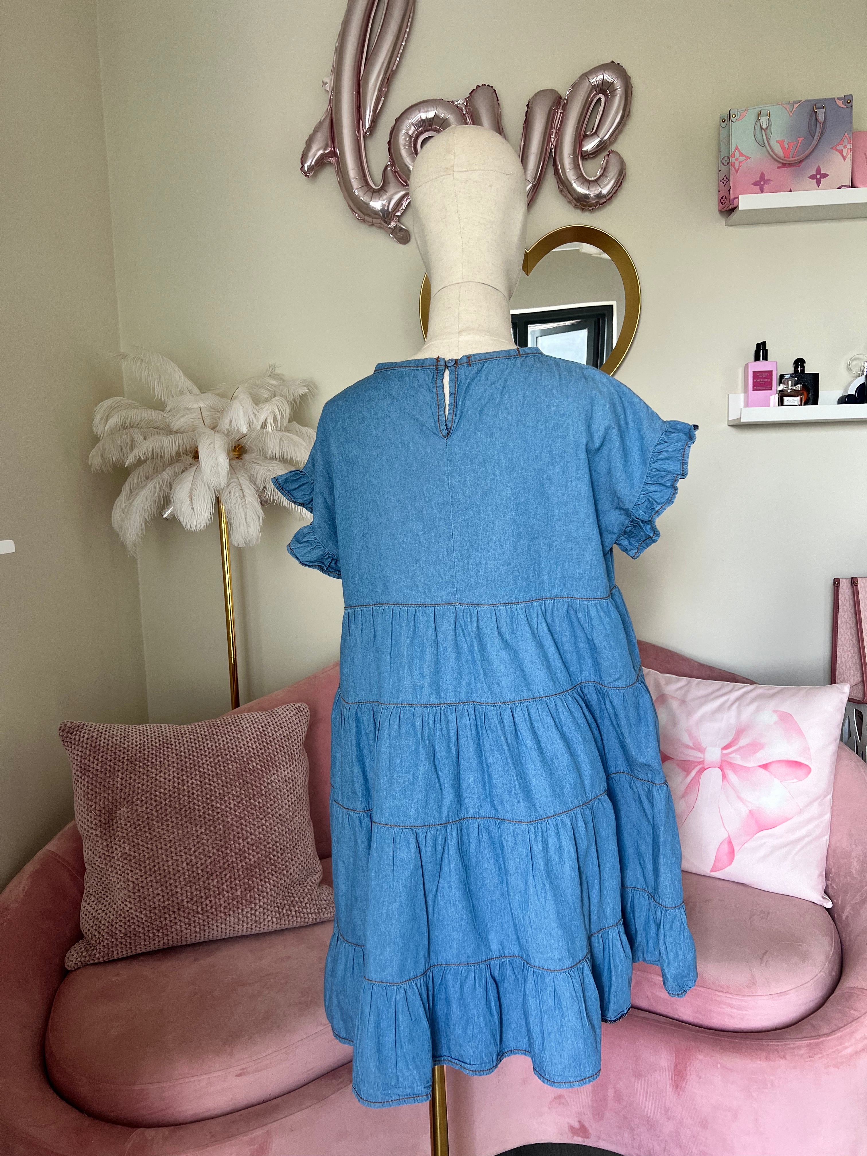 The Owl Boutique Dress Light Denim