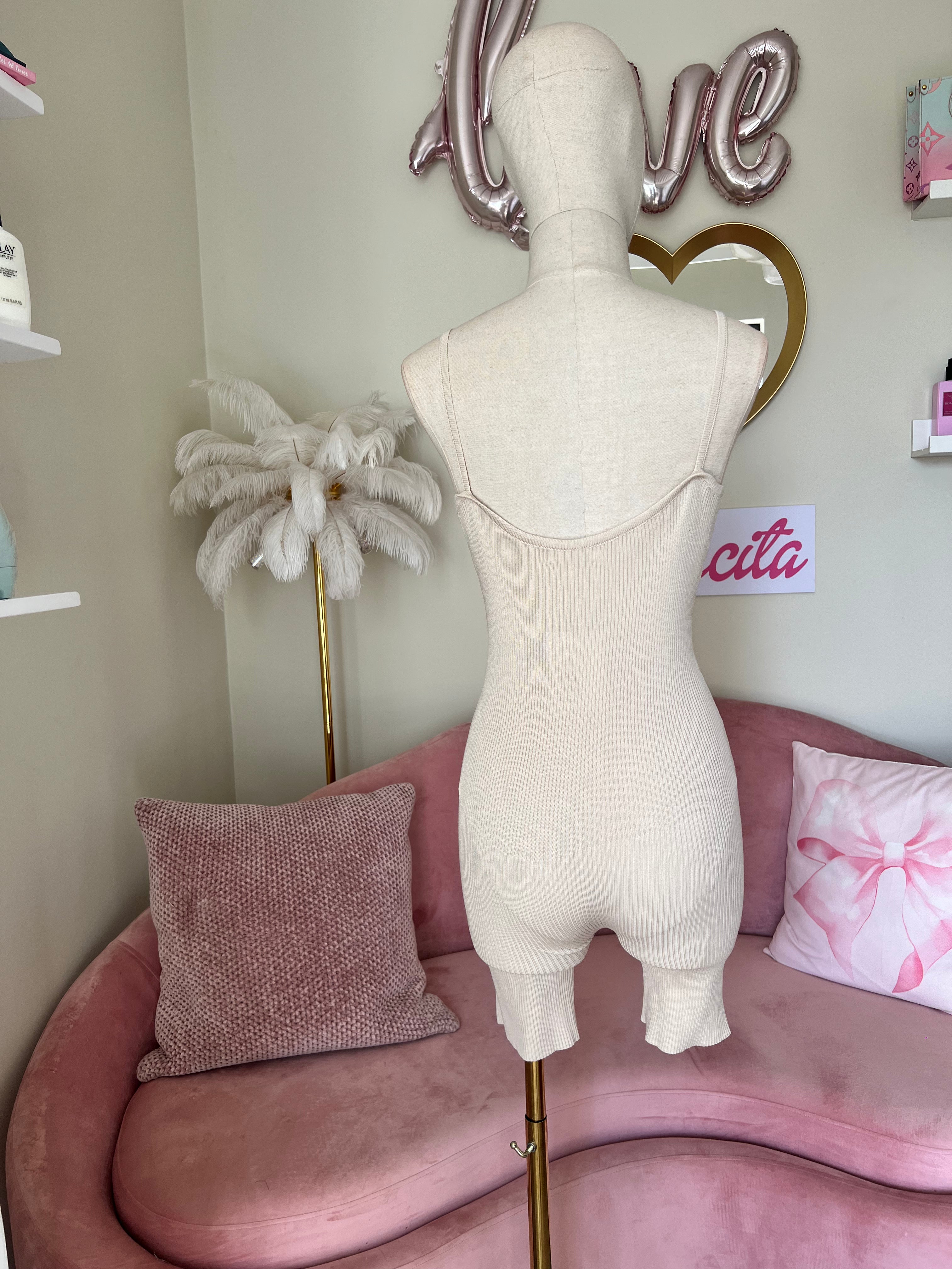 Oece Studio Jumpsuit Cream Small