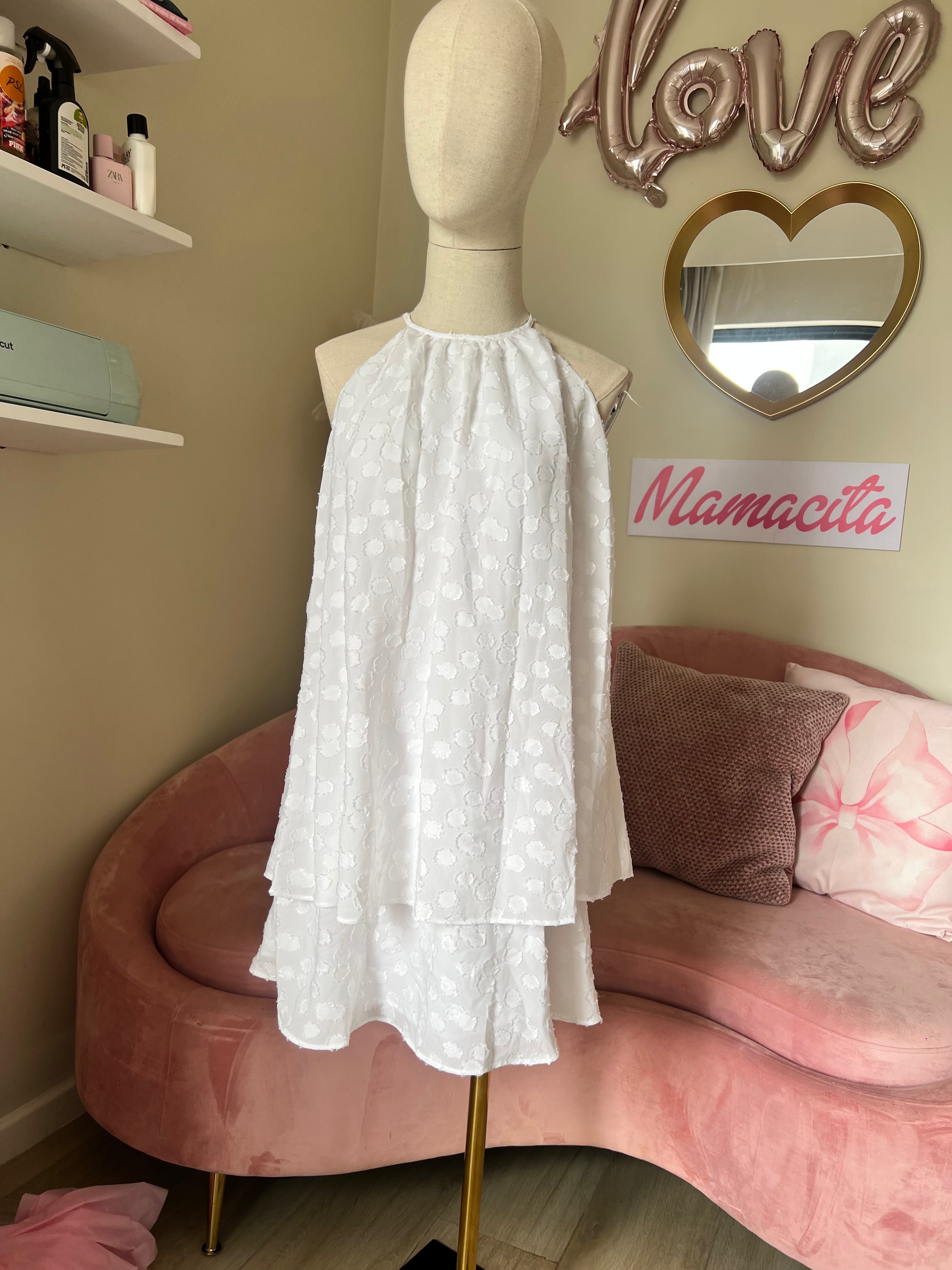 Ann taylor Dress Short White Small