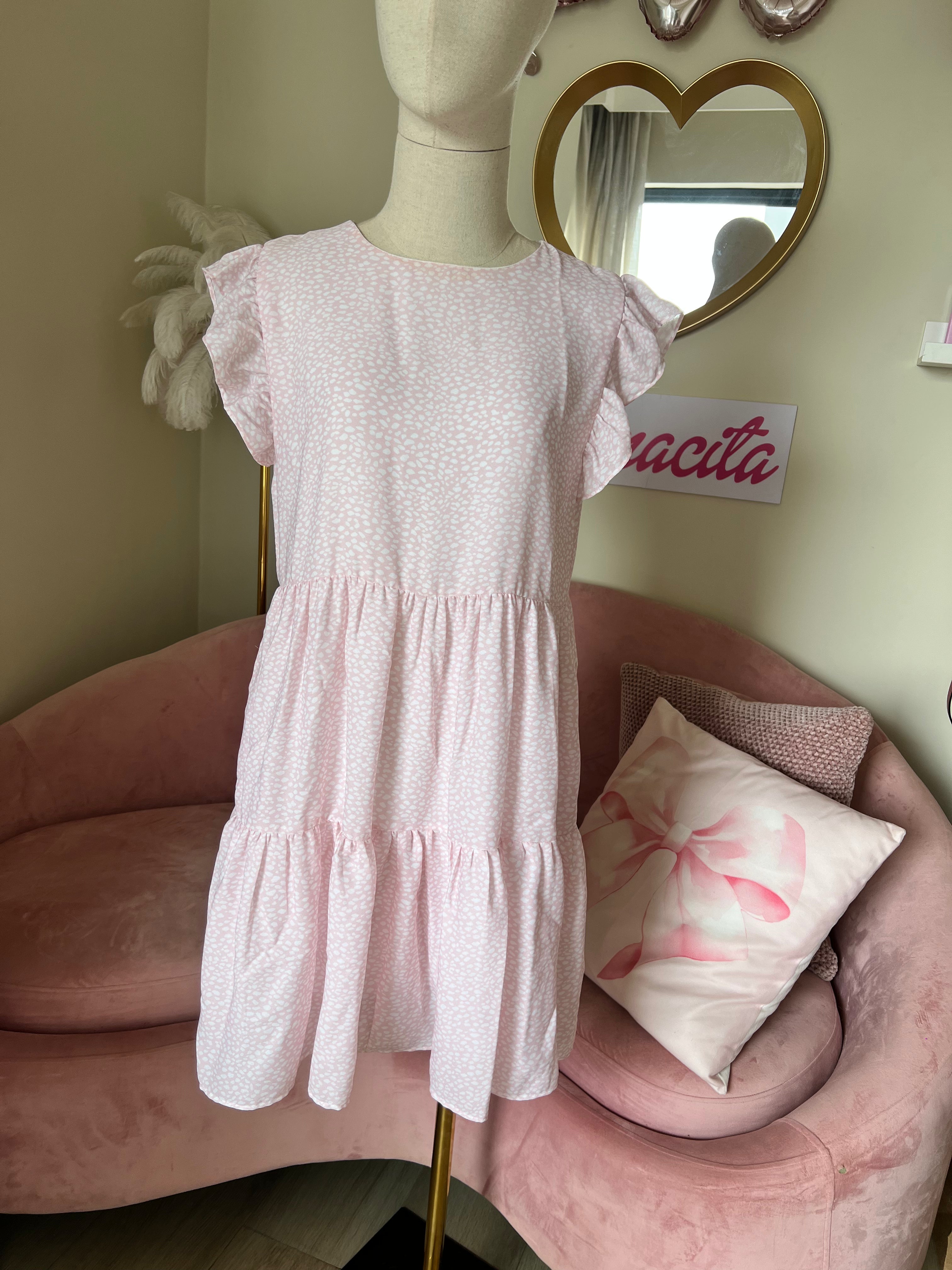 Erivel Dress Short Light Pink
