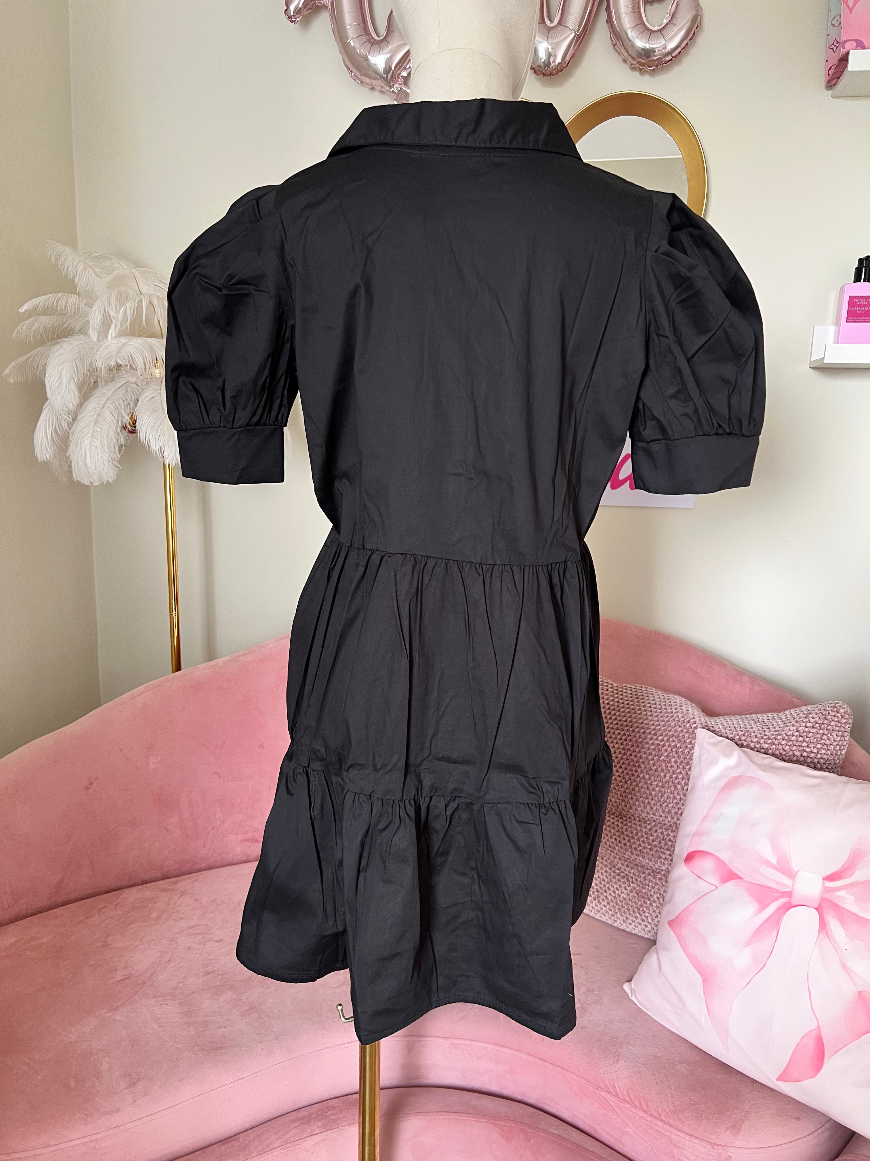 Julys Dress Short Black M/L