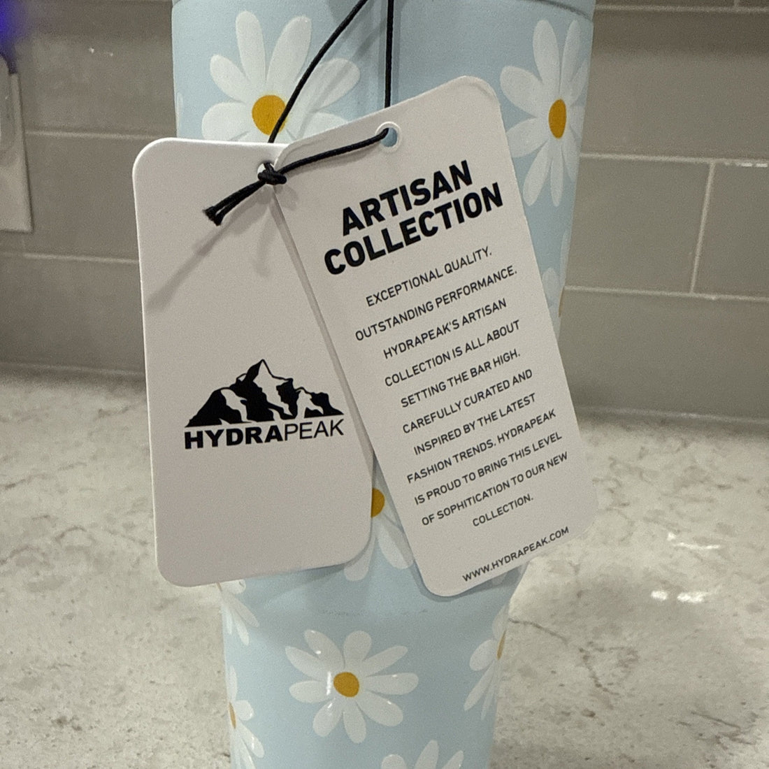 Hydrapeak Blue Daisies Tumbler