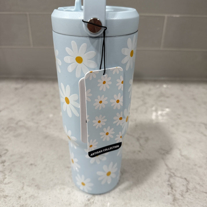 Hydrapeak Blue Daisies Tumbler