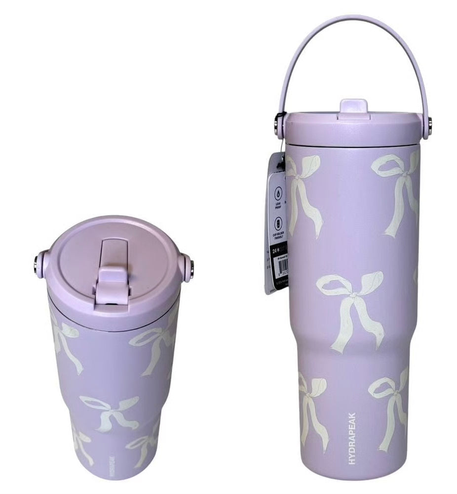 Hydrapeak Lilac Bows Tumbler