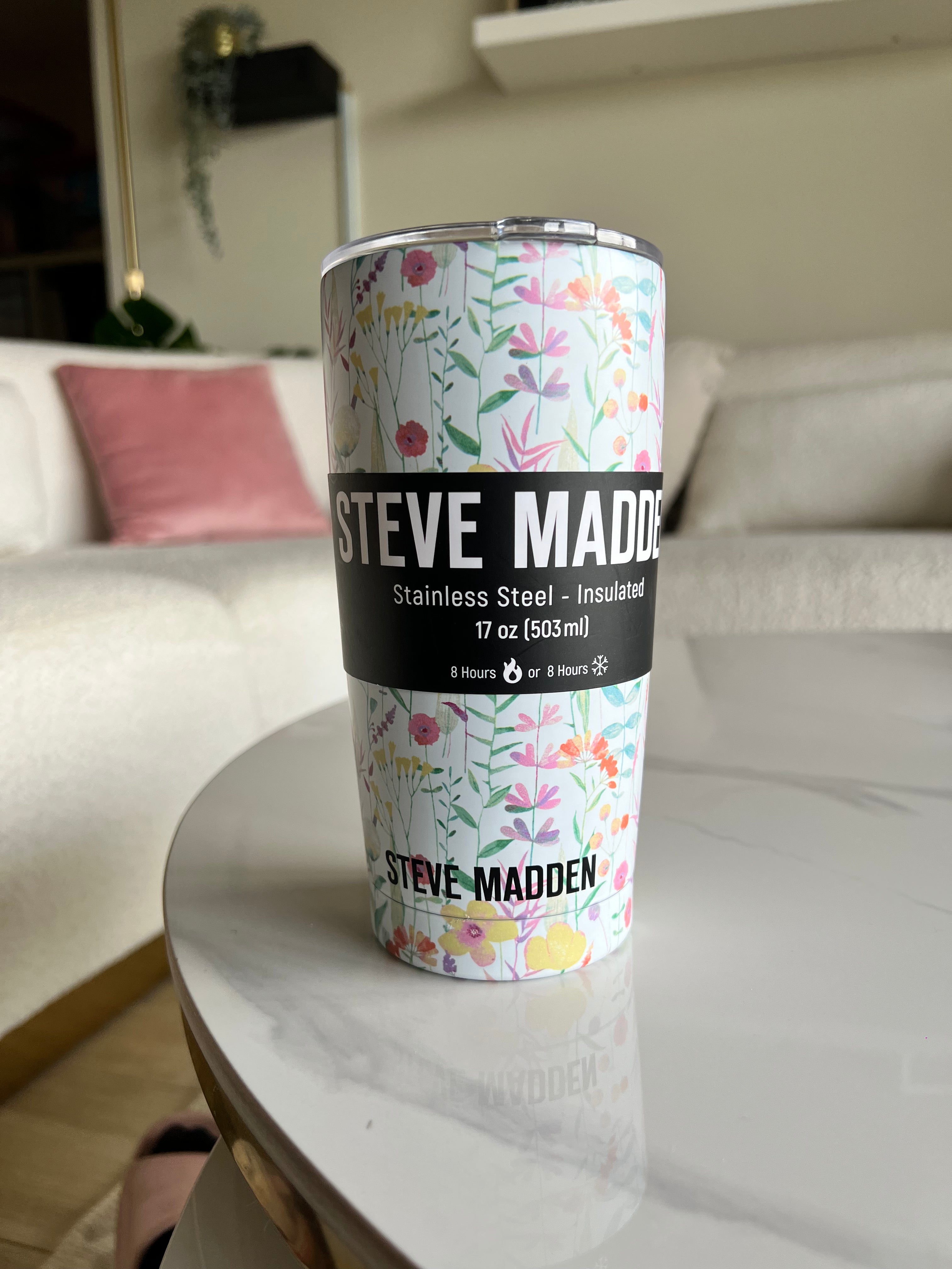 Steve Madden Floral 17oz Tumbler