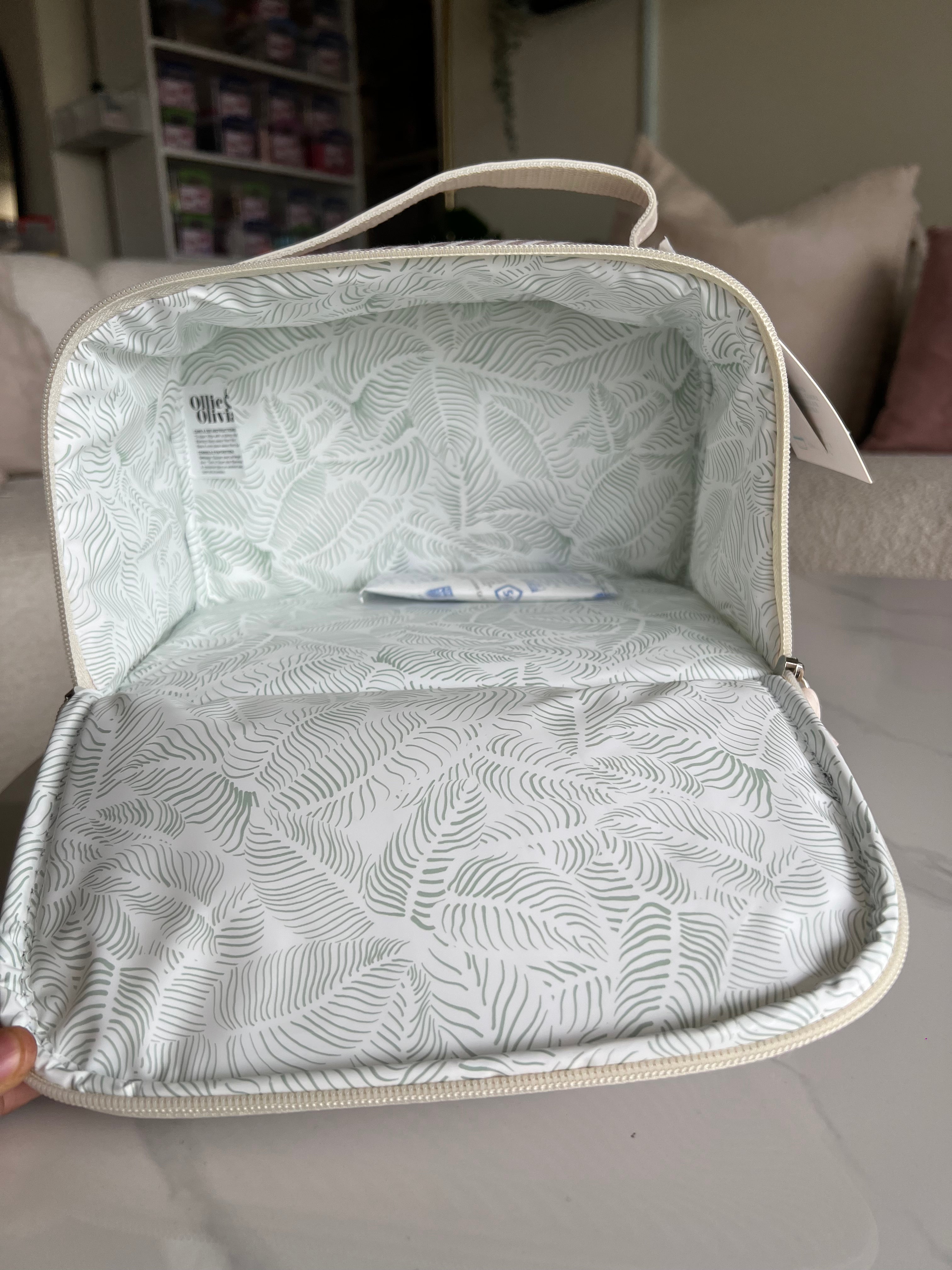 Ollie & Olivia Insulated Lunch Tote Stripes