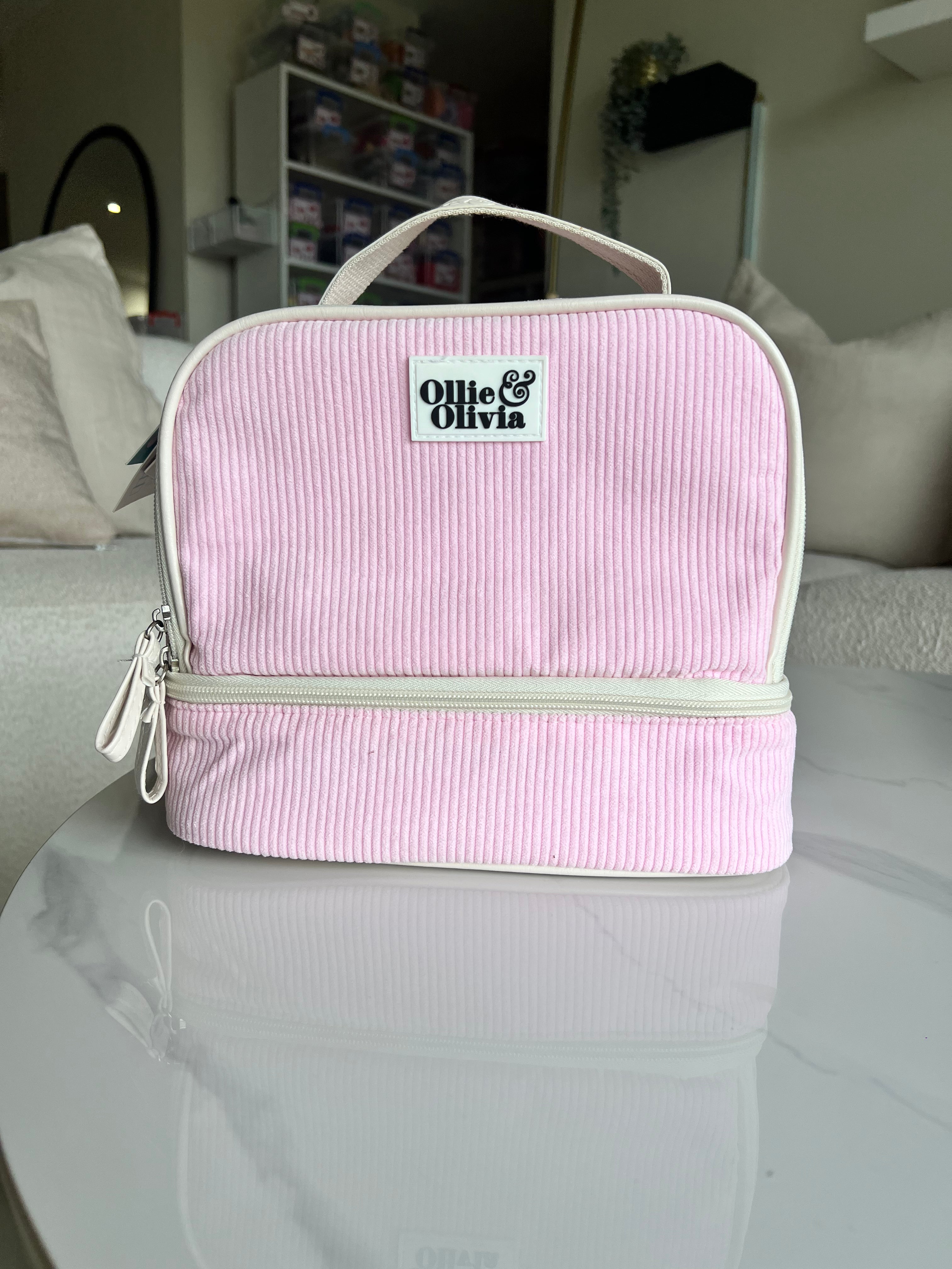 Ollie & Olivia Insulated Lunch Tote Pink