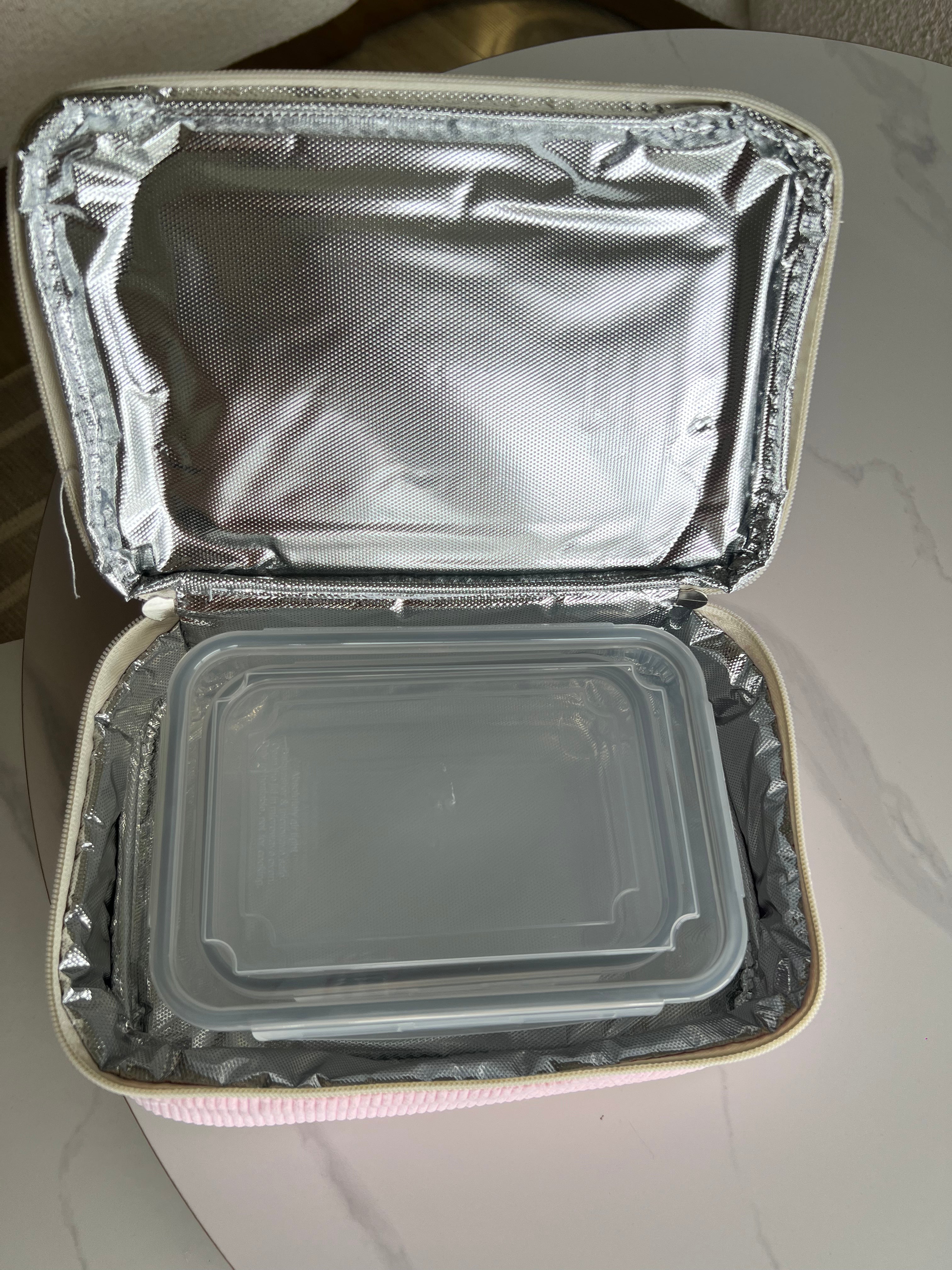 Ollie & Olivia Insulated Lunch Tote Pink