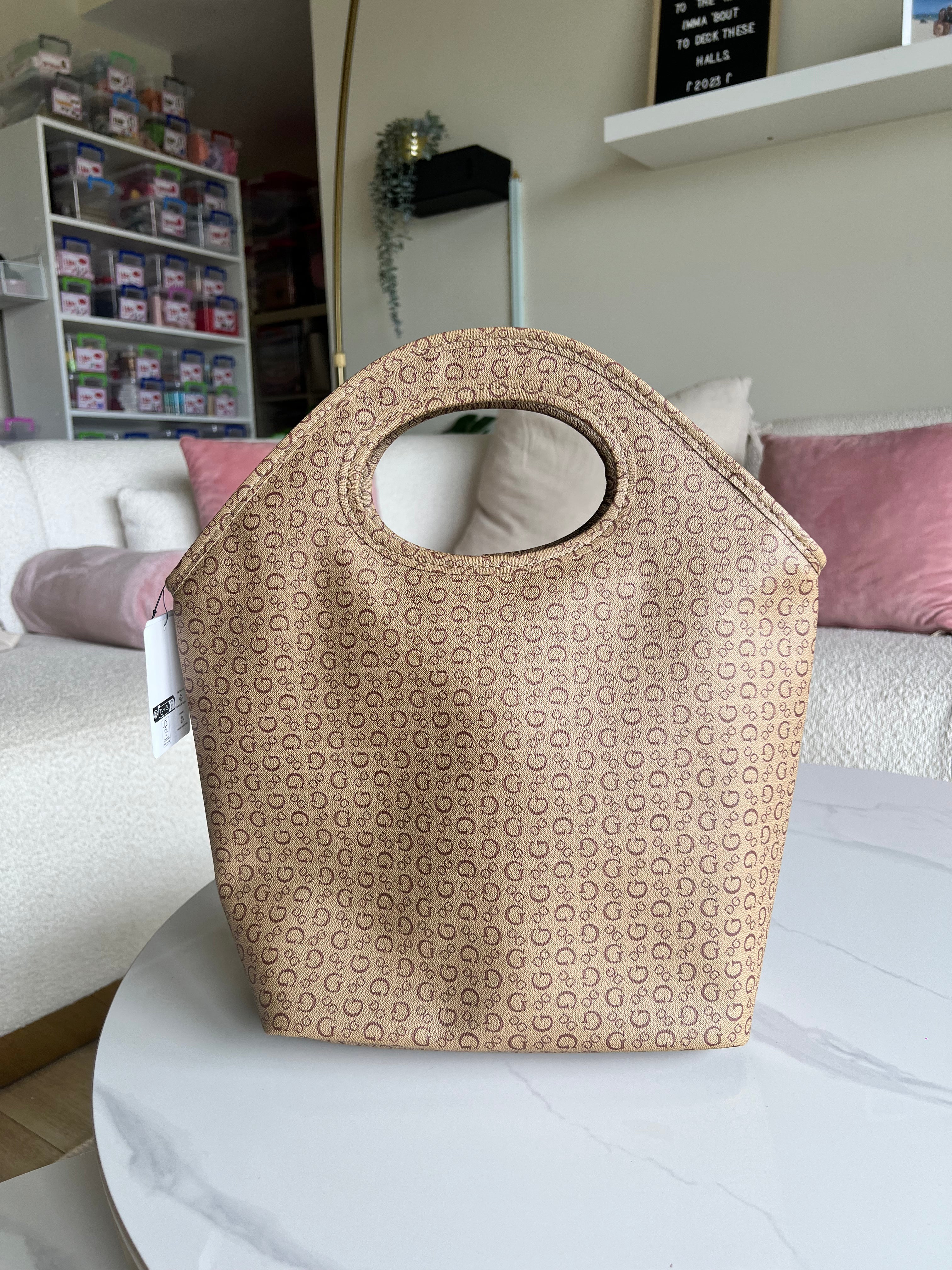 Guess Cutout Insulated Lunch Tote