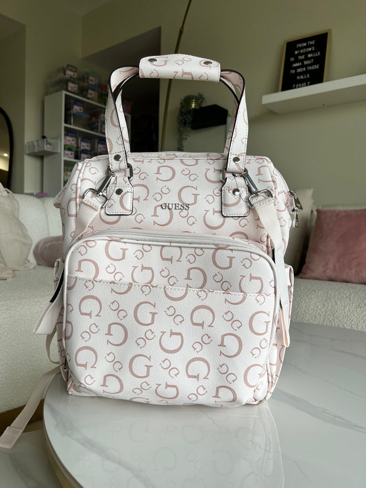 Guess Light Rose Diaper Backapack