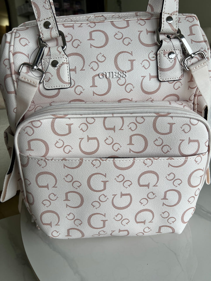Guess Light Rose Diaper Backapack