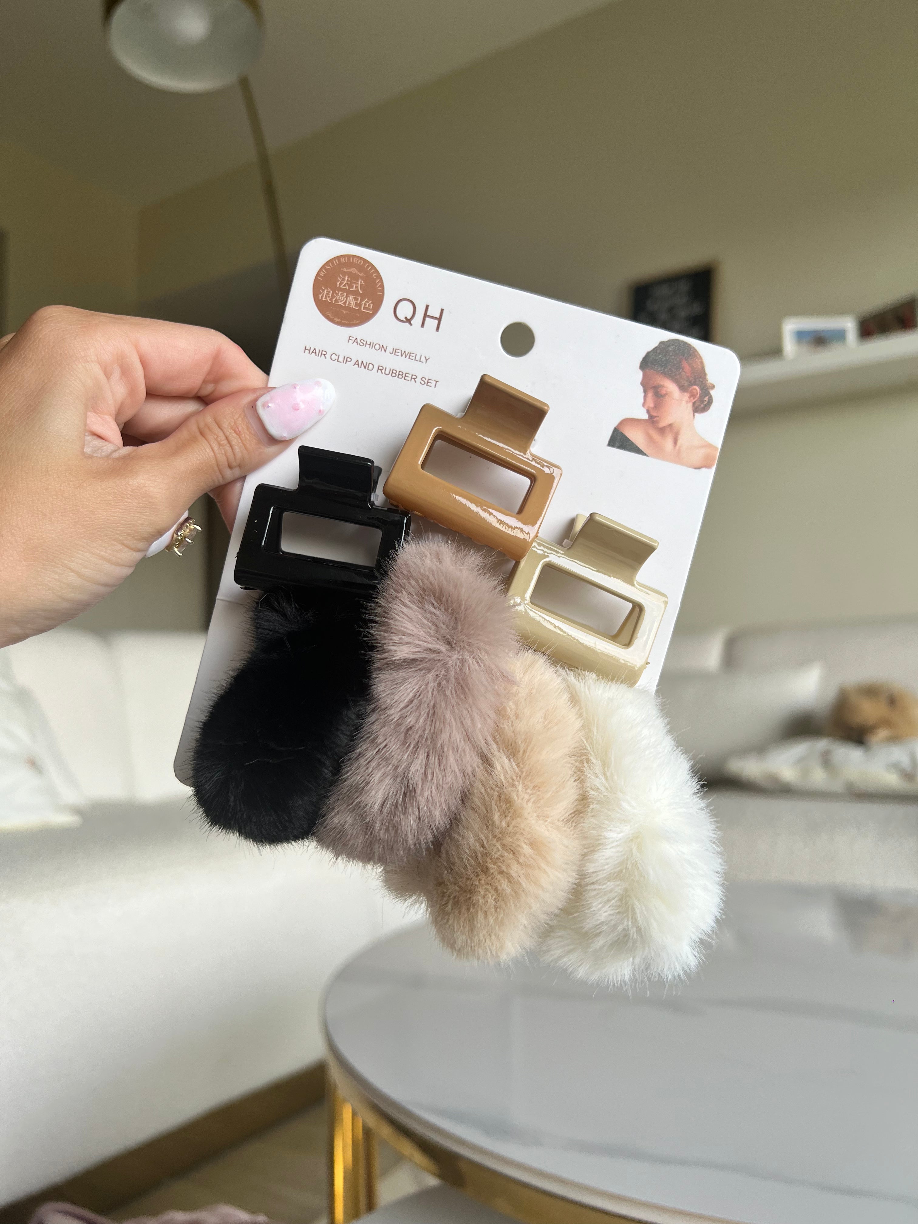 Image of Fuzzy scrunchy hair essentials bundle by QH