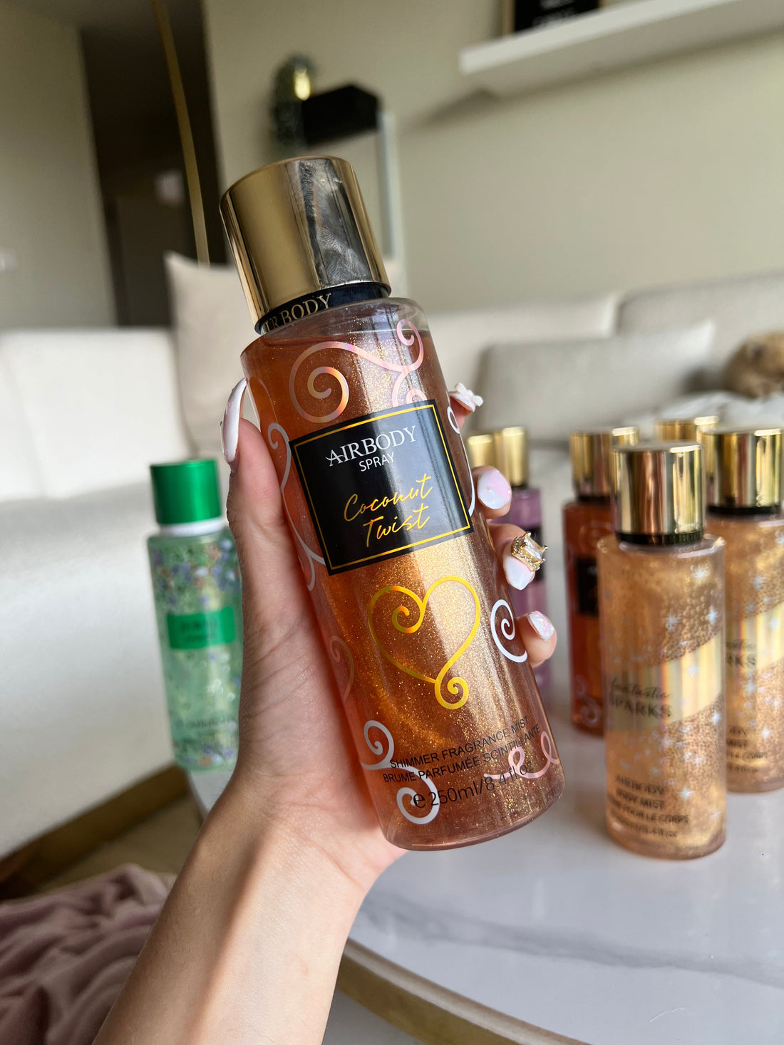 Coconut Twist Shimmer Mist by Air Body