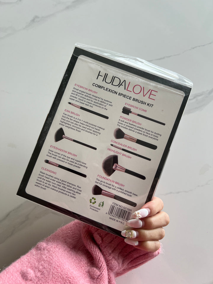 Huda Love Complexion 8 Piece Brush Kit