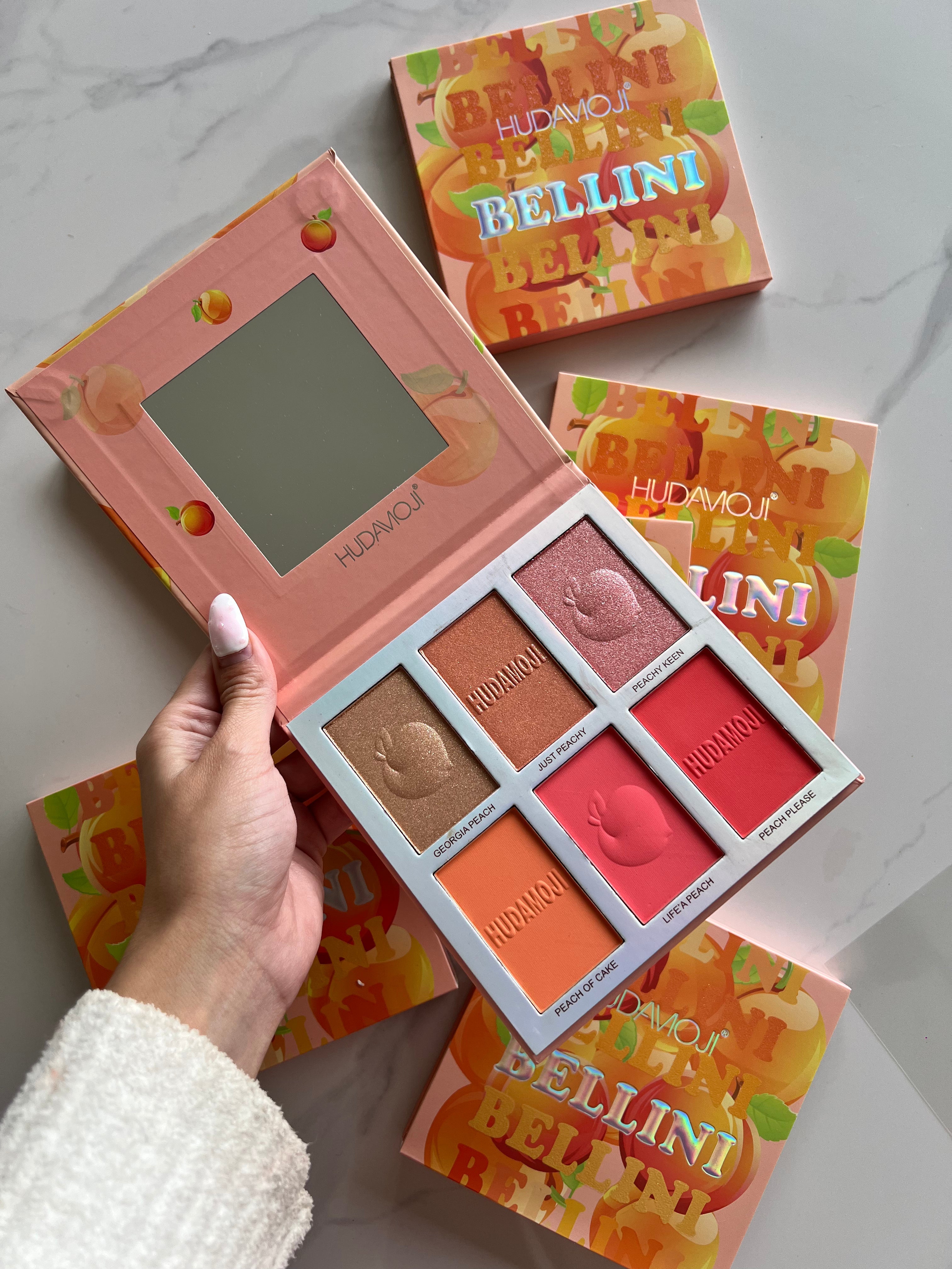 Peach Bellini Huda Moji Blush and Bronzer Duo Palette