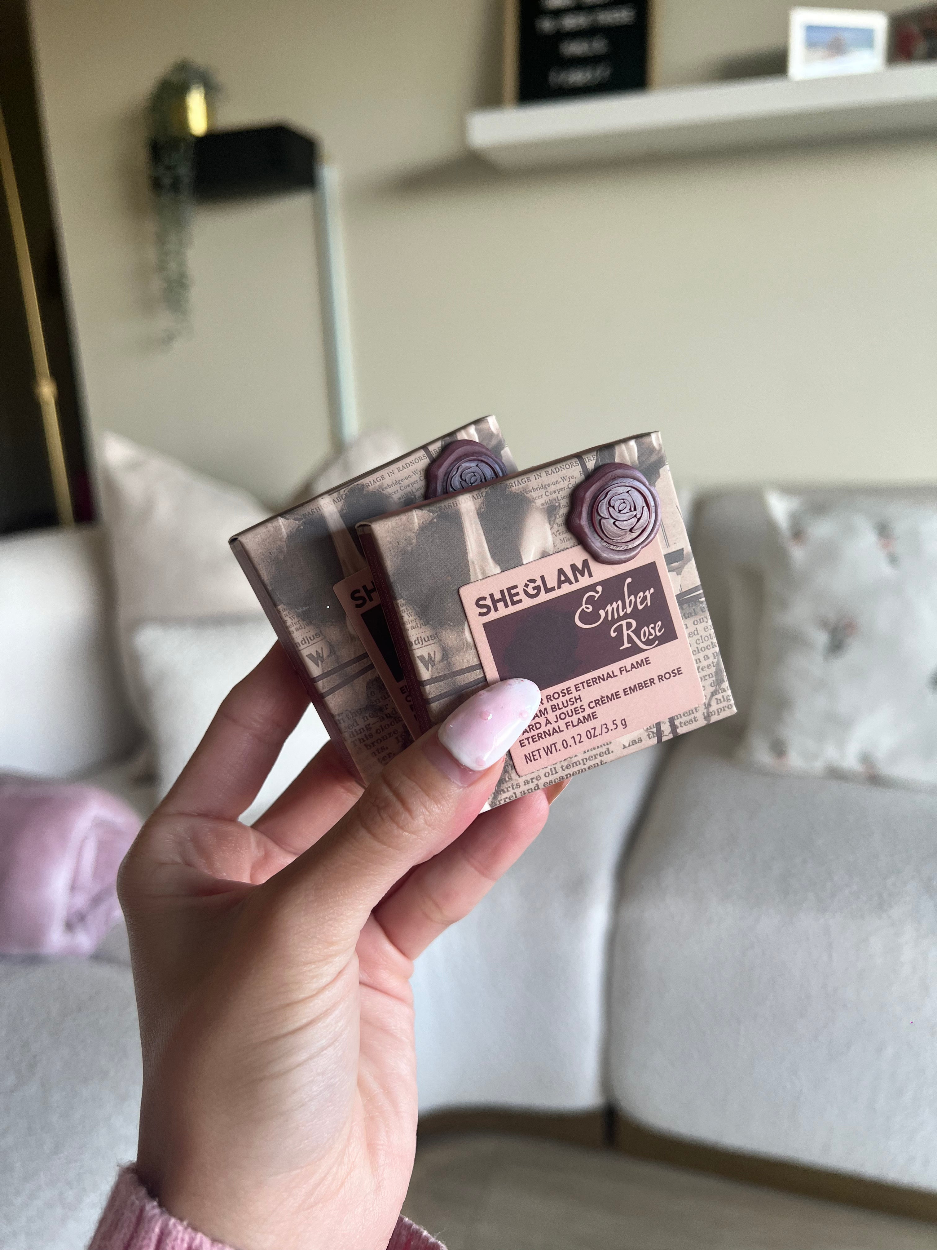 She Glam Amber Rose Blush in three shades