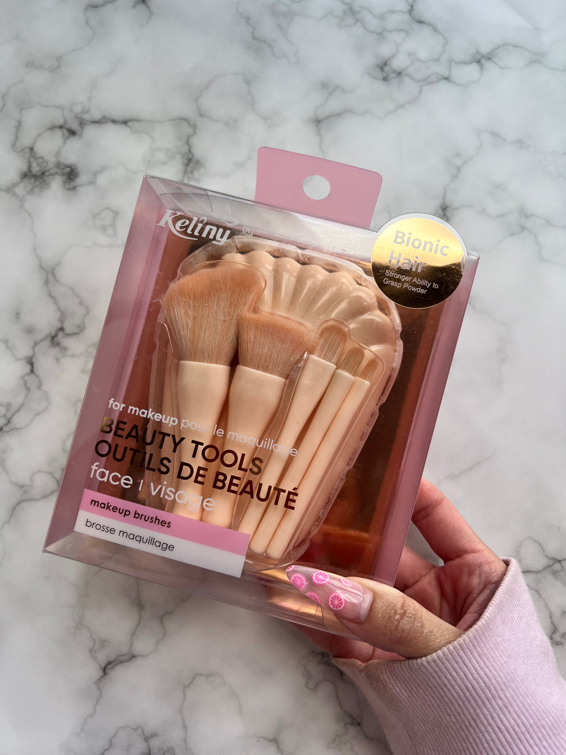 Seashell Mermaid Makeup Brushes