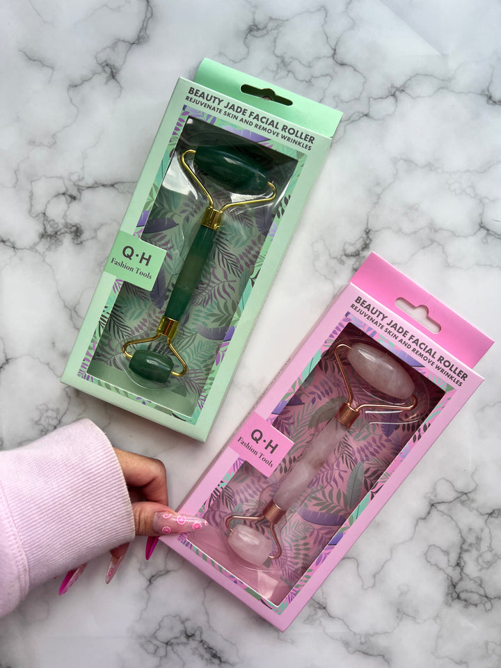 Beauty jade roller face massager