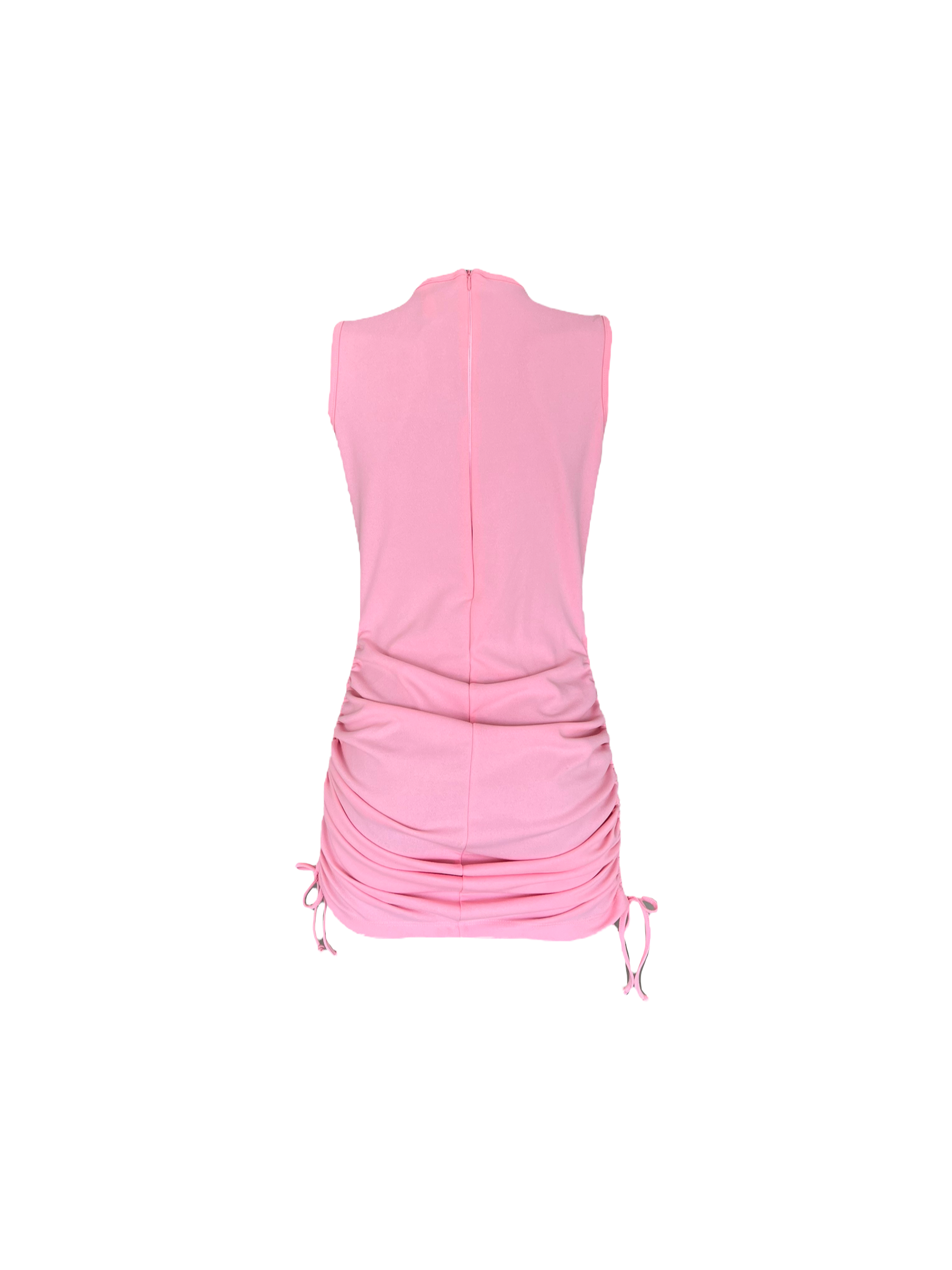 Mokara Dress Short Bodycon Light Pink Small/ Medium