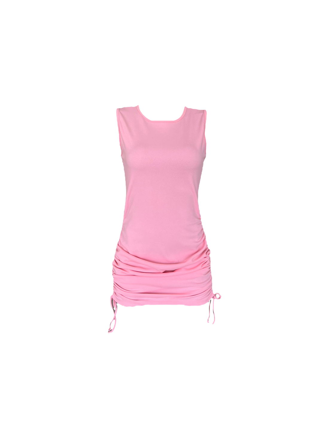Mokara Dress Short Bodycon Light Pink Small/ Medium